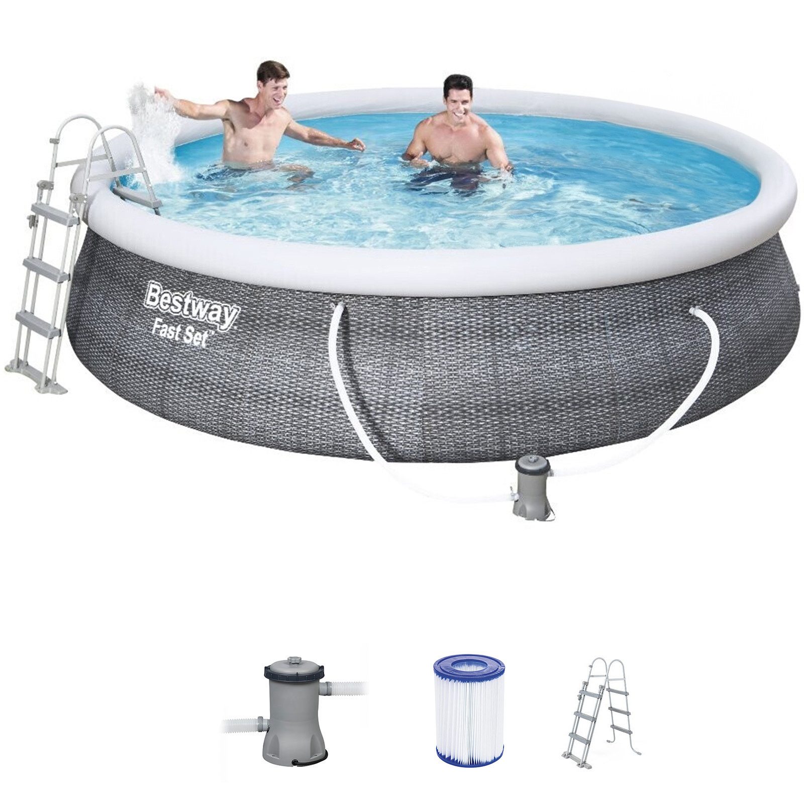 BESTWAY Pool 57372 Fast Set Swimmingpool günstig online kaufen