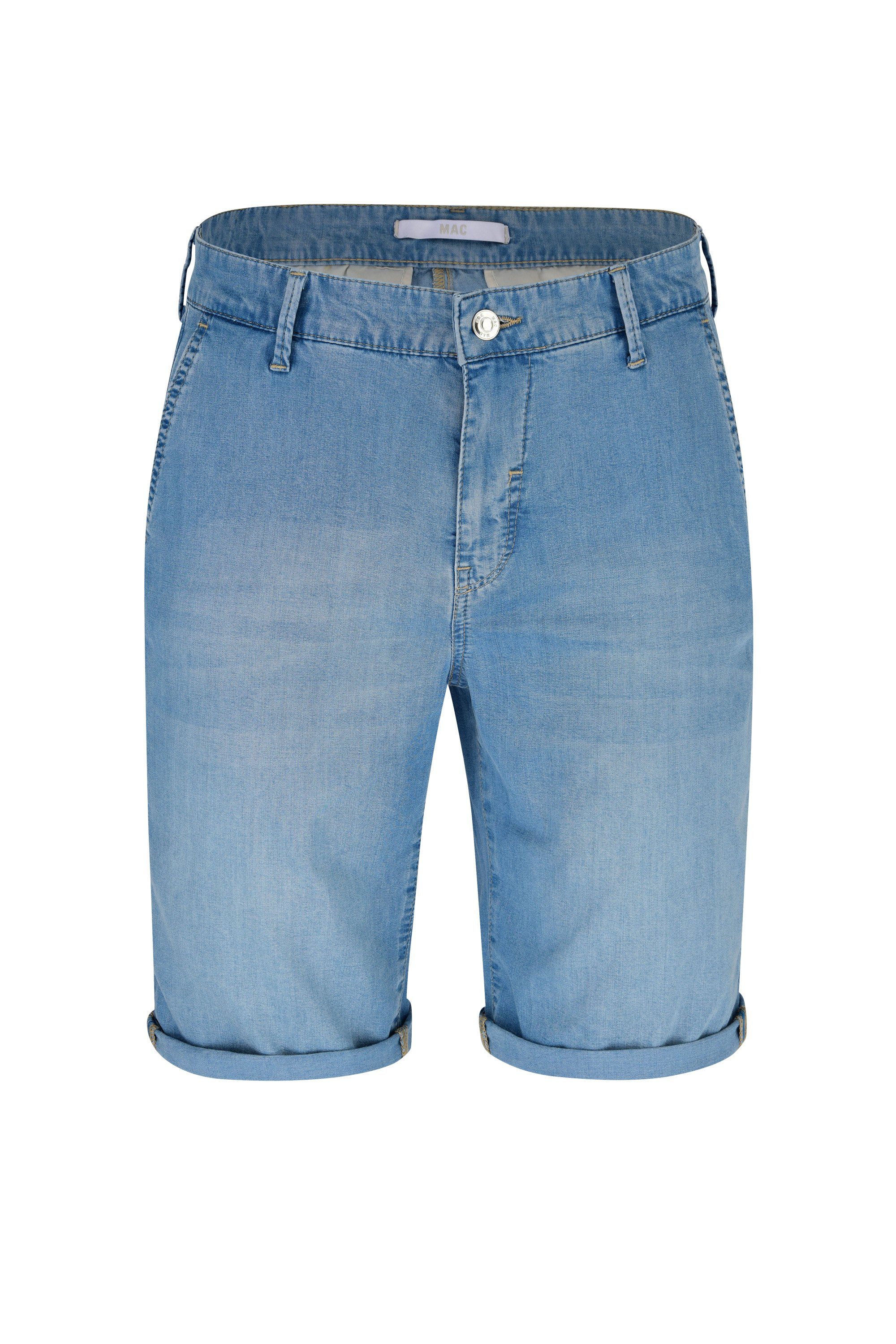 MAC Stretch-Jeans MAC CHINO SHORTS basic blue wash 3069-90-0317 D422 | Stretchjeans