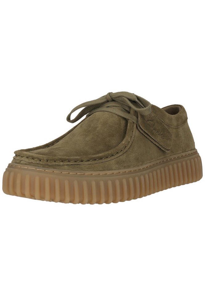 Clarks Torhill Schnürschuh mit gerippter Laufsohle