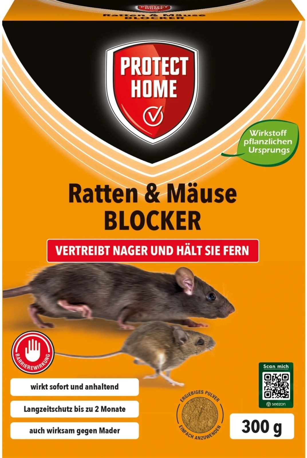 Protect Home Vergrämungsmittel Ratten und Mäuse Blocker 300 g