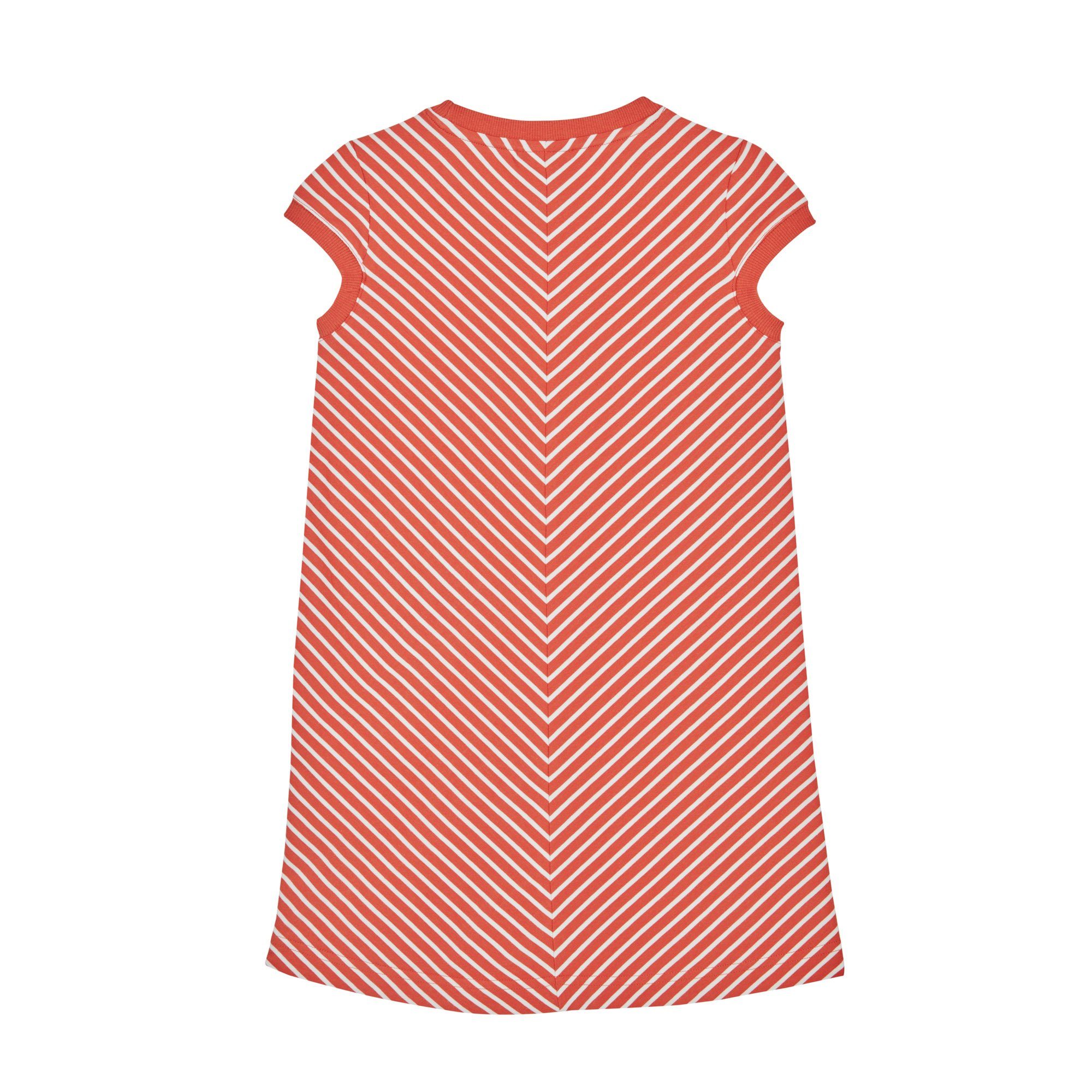 Finkid Sommerkleid Finkid Sommerkleid orangerot / offwhite gestreift