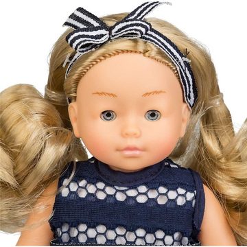 DIMIAN Stehpuppe Puppe Bambolina Boutique, mit langen Haaren und Kleid 20 cm