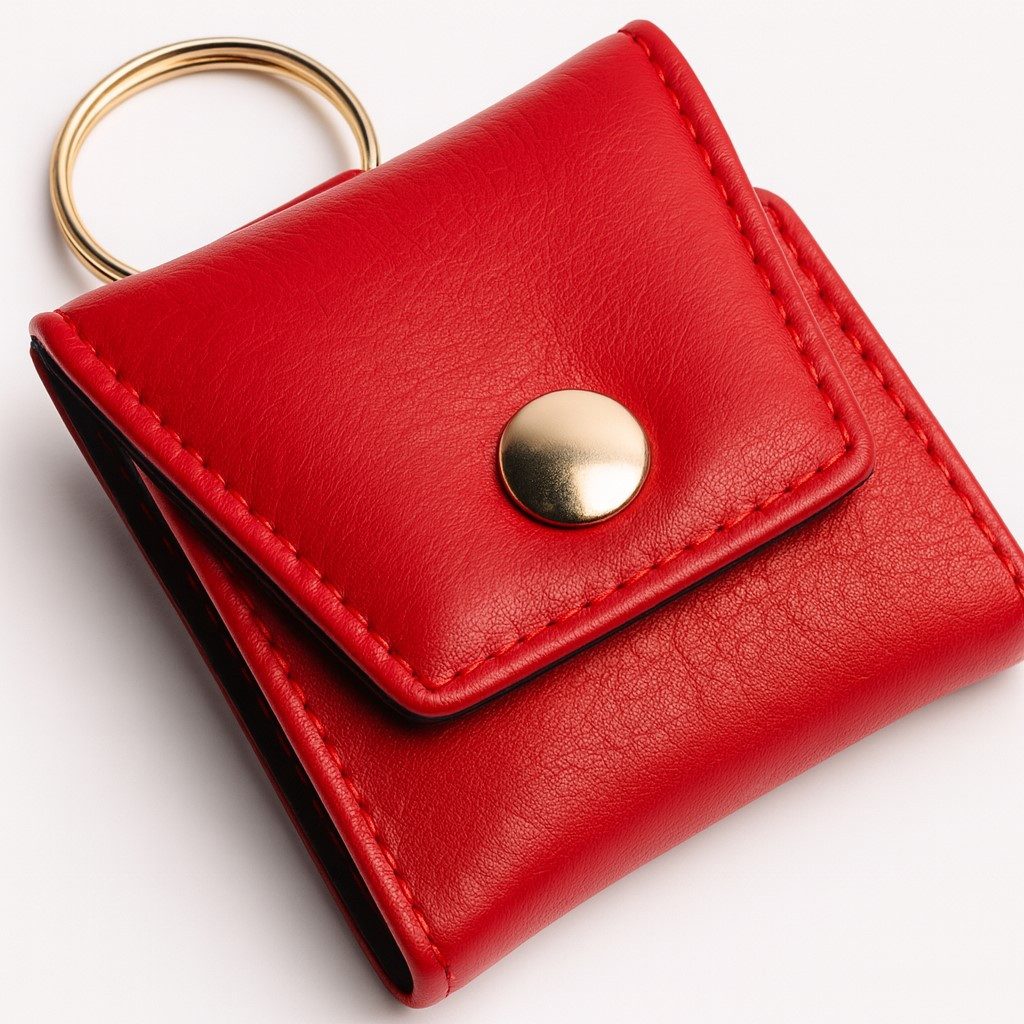 omeo Aufbewahrungsdose Schlüsselanhänger Notfall Globuli Etui, Homöopathie, Leder