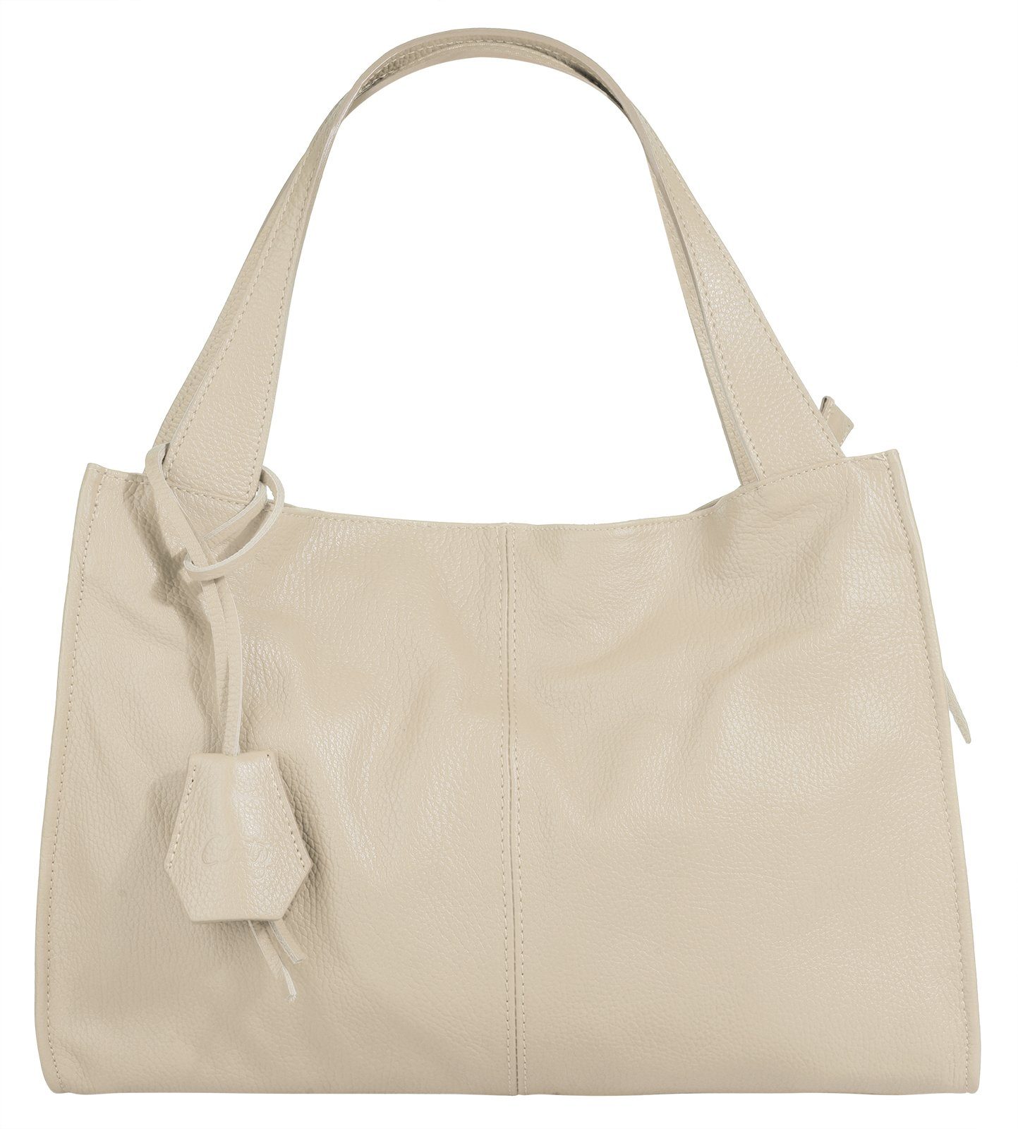 Cluty Shopper (1-tlg), echt Leder, Made in Italy