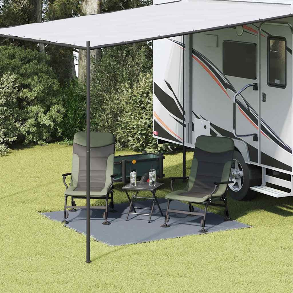 vidaXL Zeltteppiche, Zeltteppich Blau und Grau 200 x 200 cm Polyethylen