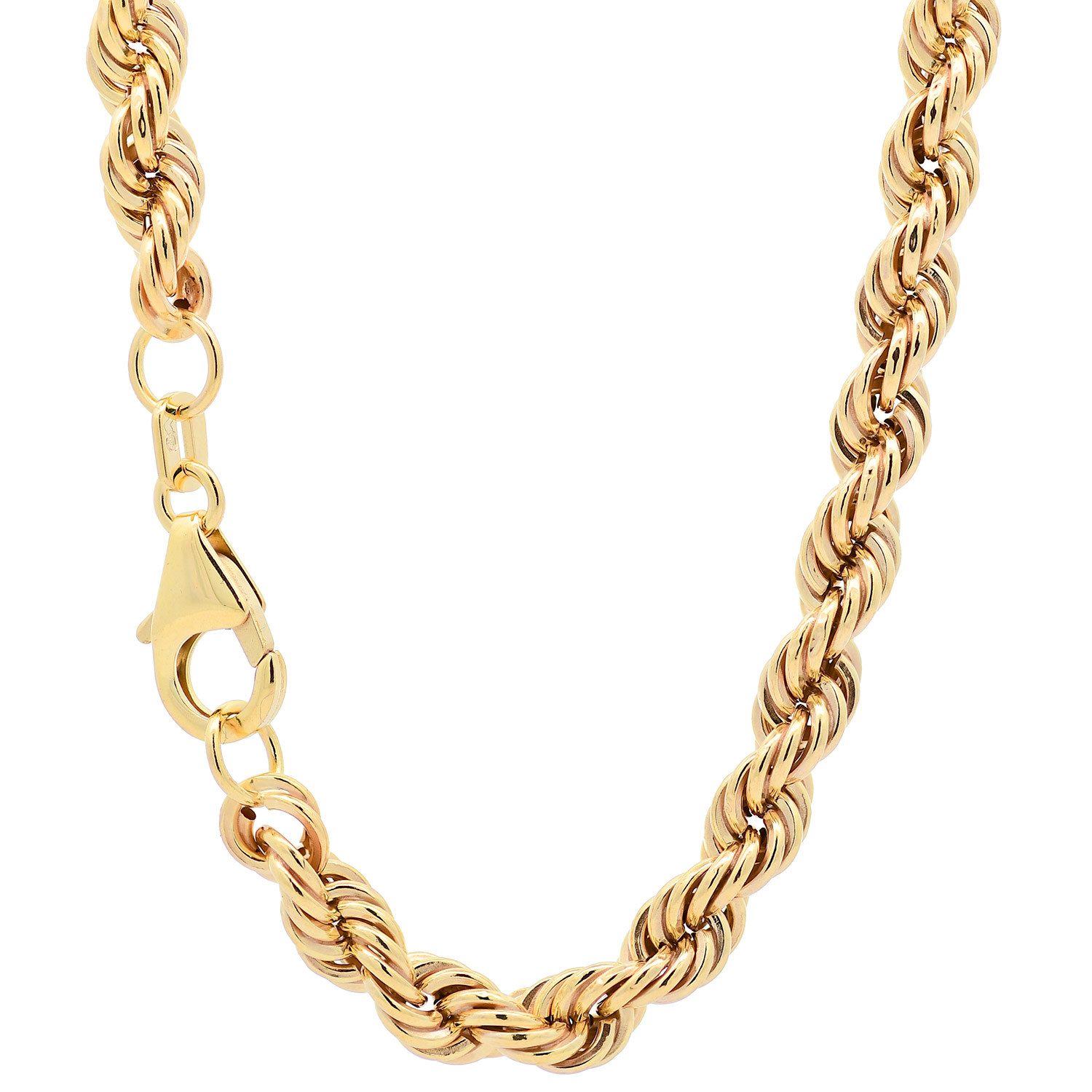 HOPLO Goldkette Goldkette Kordelkette Länge 21 cm - Breite 4,5 mm - 333-8 K günstig online kaufen