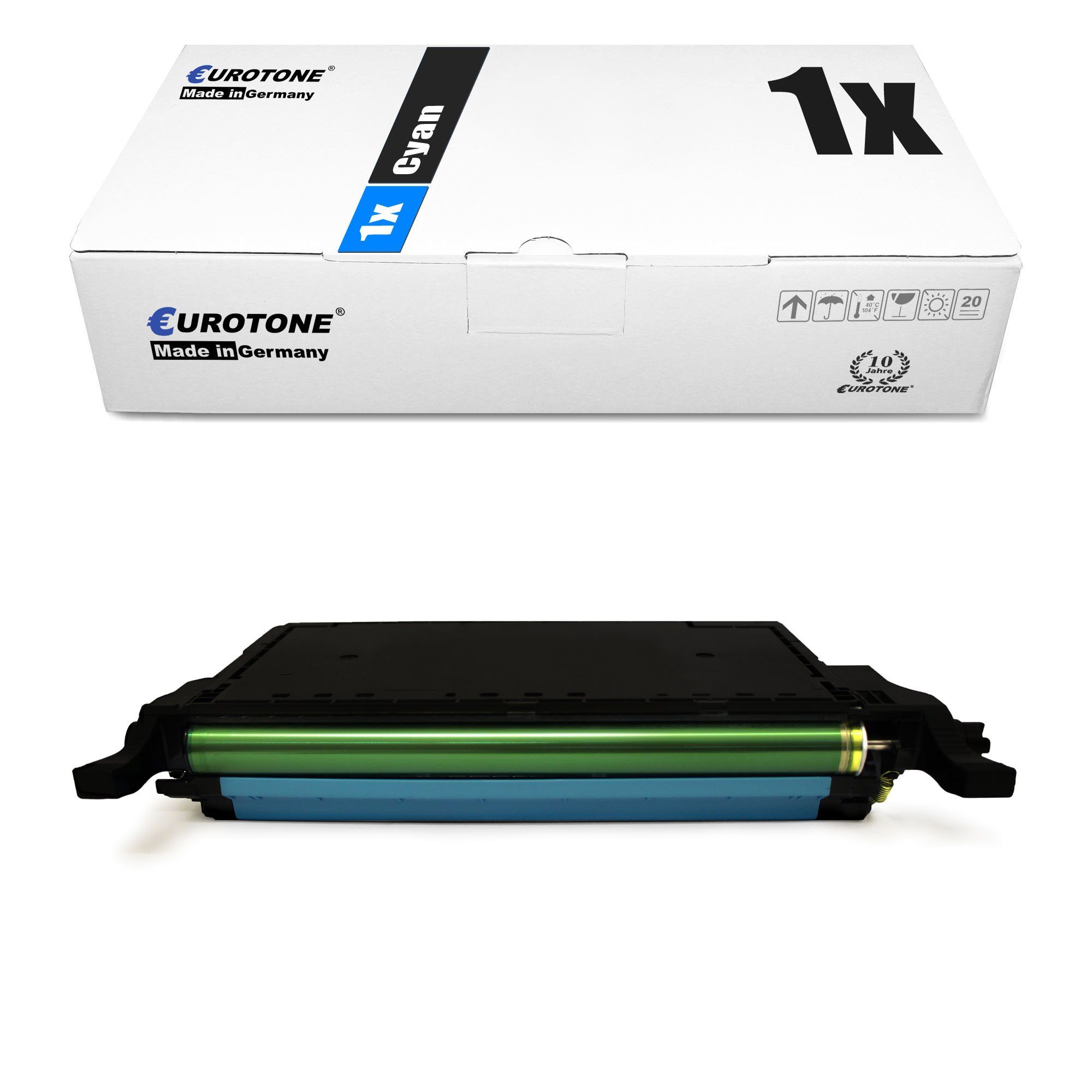 Eurotone Tonerkartusche Toner ersetzt Samsung Cyan CLP-C600A