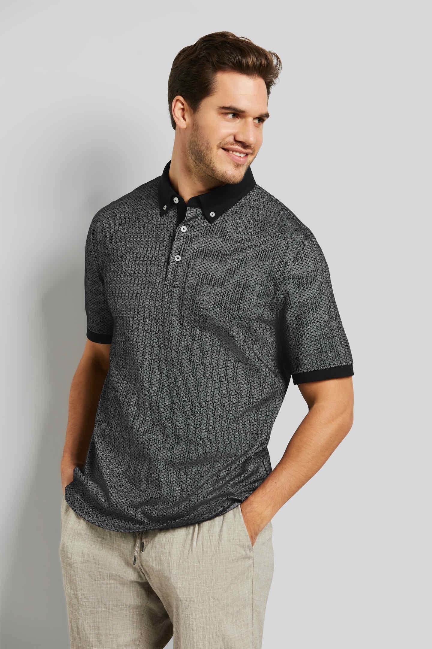 bugatti Poloshirt mit Button-Down-Kragen | Poloshirts