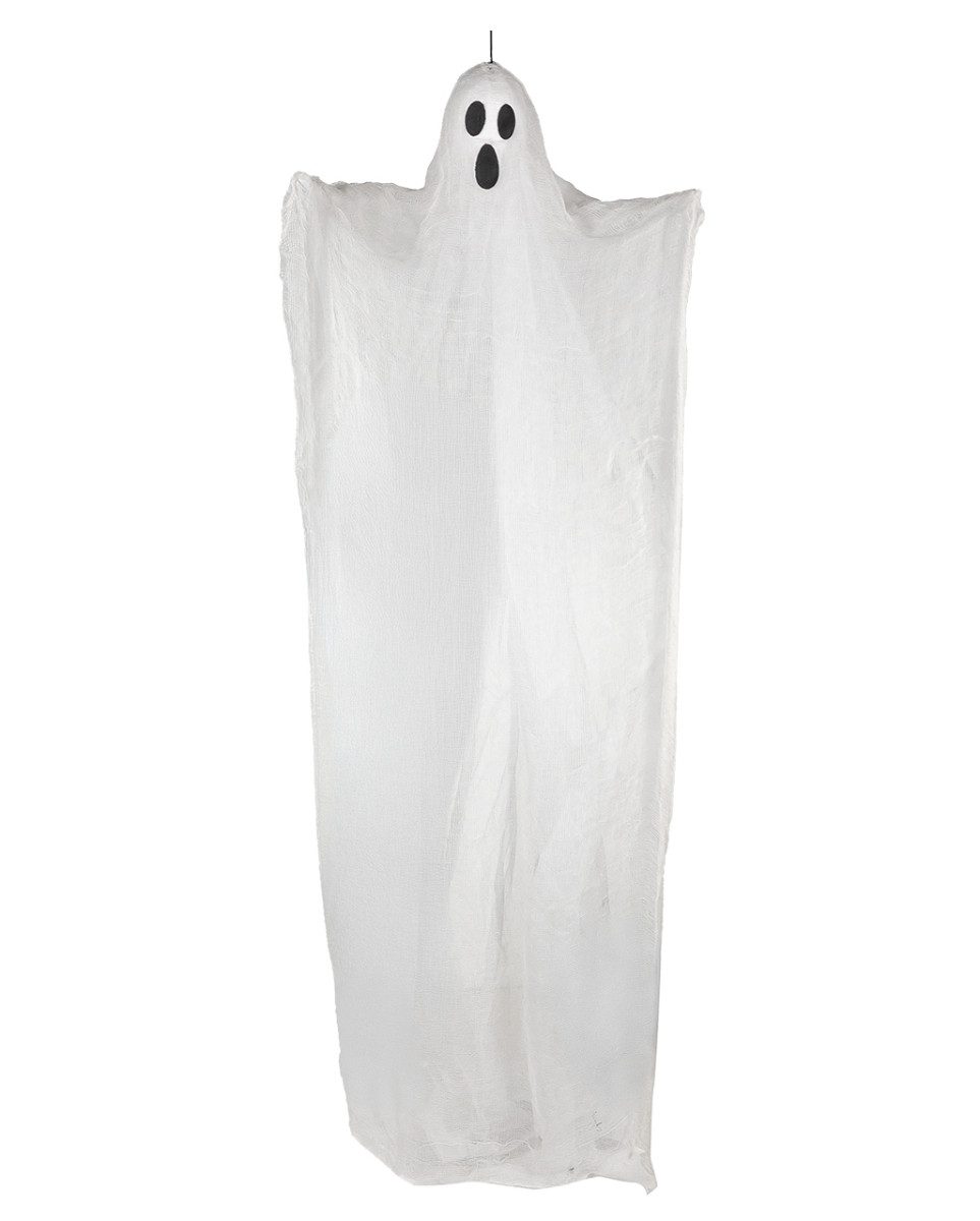 Horror-Shop Dekoobjekt Weißer Halloween Geist als Hängefigur 215 cm