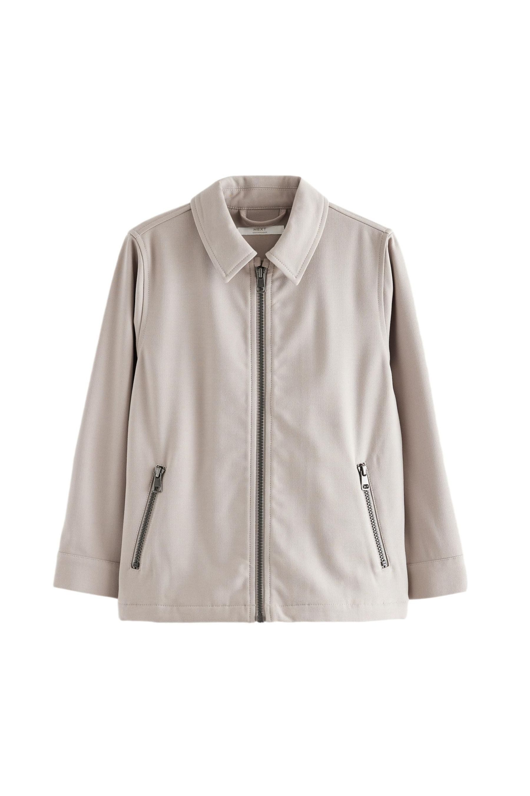 Hemdjacke Elegante Hemdjacke mit Reißverschluss