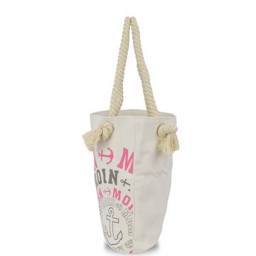 Sonia Originelli Umhängetasche City Shopper "MOIN" Einkaufstasche Tasche Bag, kleine Innentasche mit Reißverschluss