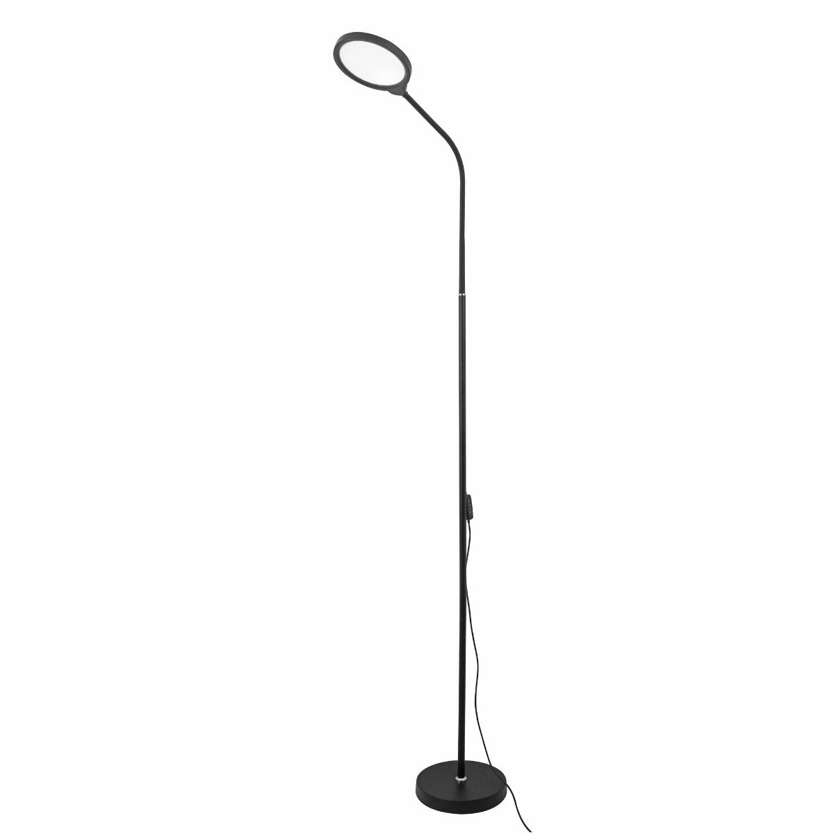 Platinet LED Stehlampe PFL1084, Neutralweiß, Kaltweiß, Warmweiß, 2in1, 3 Lichtfarben, 9 Helligkeitsstufen, 60–150 cm höhenverstellbar