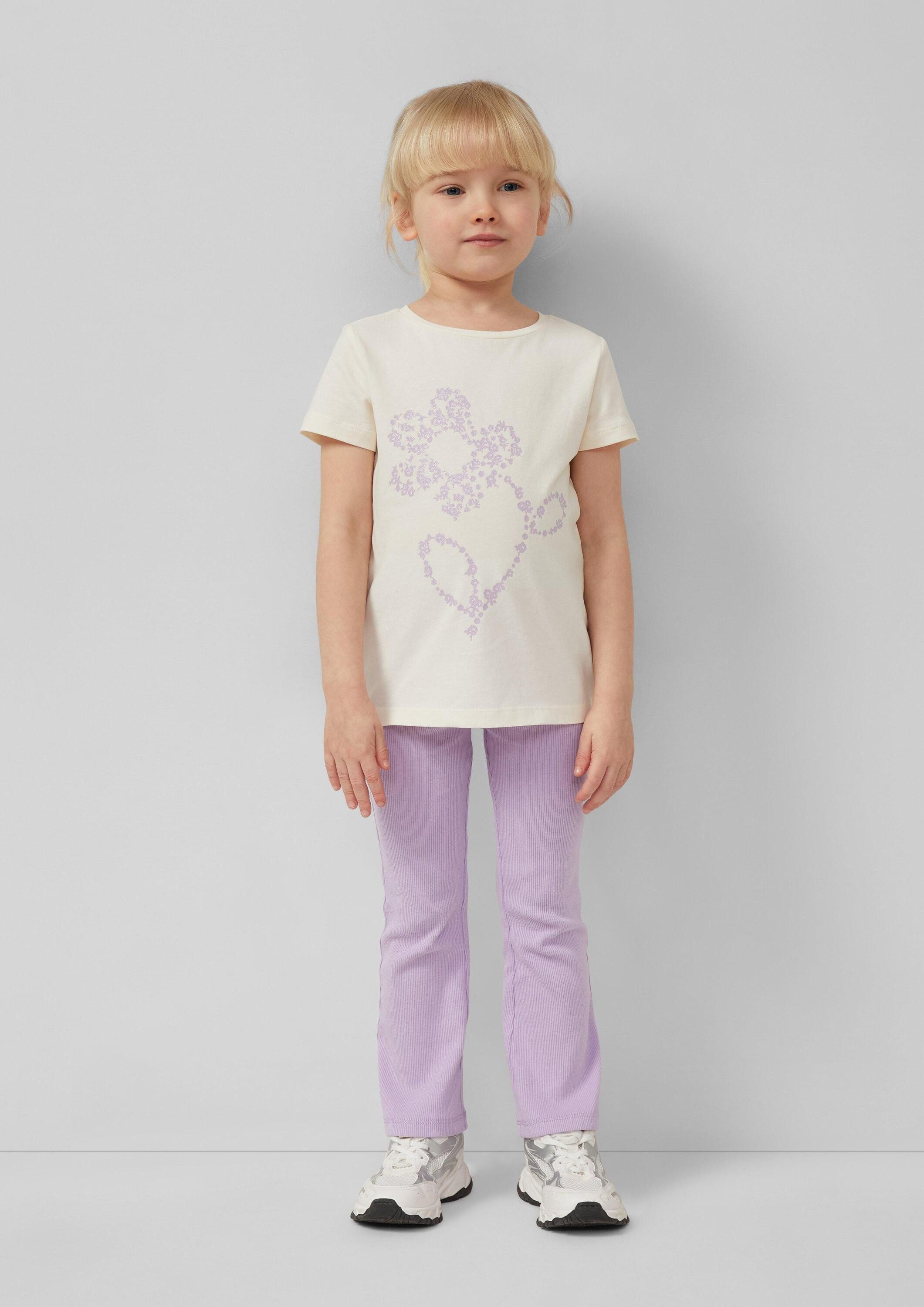 s.Oliver Leggings Leggings Ripp-Leggings mit Flared Leg