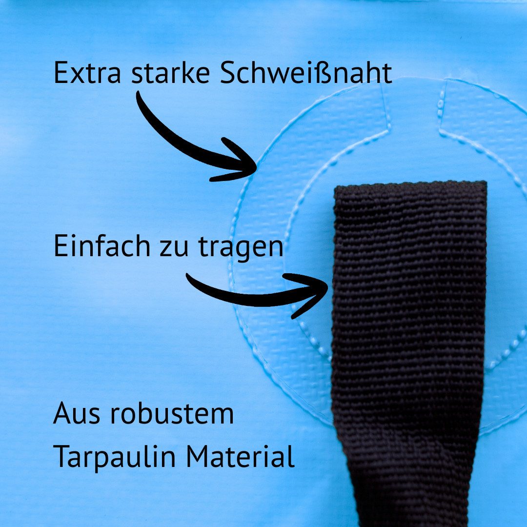 ActiveSol Falteimer 10l mit Motiv, robust, leicht, platzsparend, Camping & Outdoor