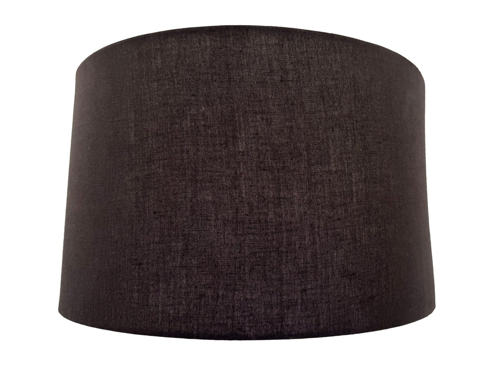 Amagohome Lampenschirm Lampenschirm 30 cm aus Baumwolle-Leinen – E27 Sockel – Leinenweiß oder