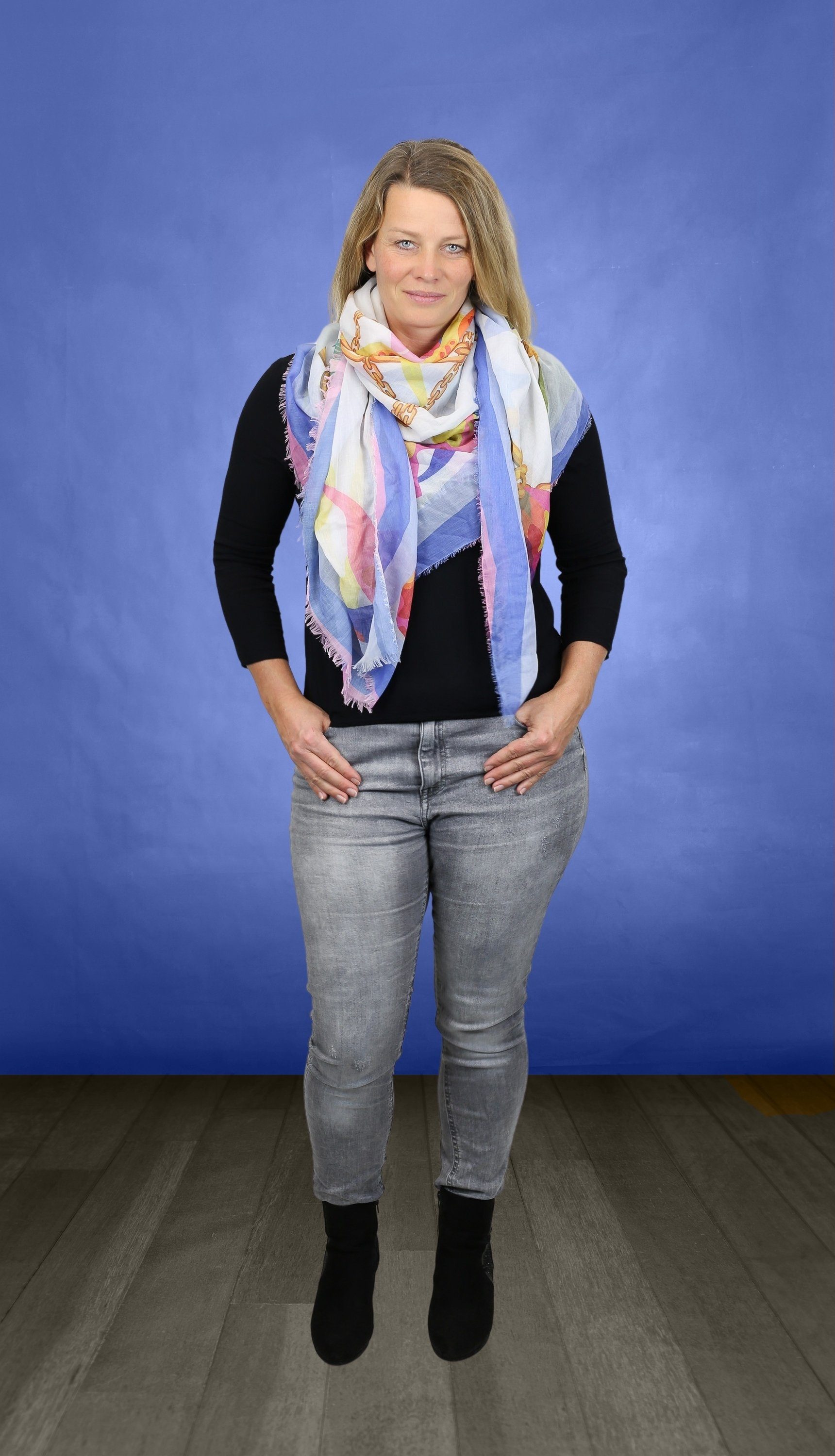 COLLEZIONE ALESSANDRO Modeschal Paris, (1-St), im XXL-Format in eleganten Farben