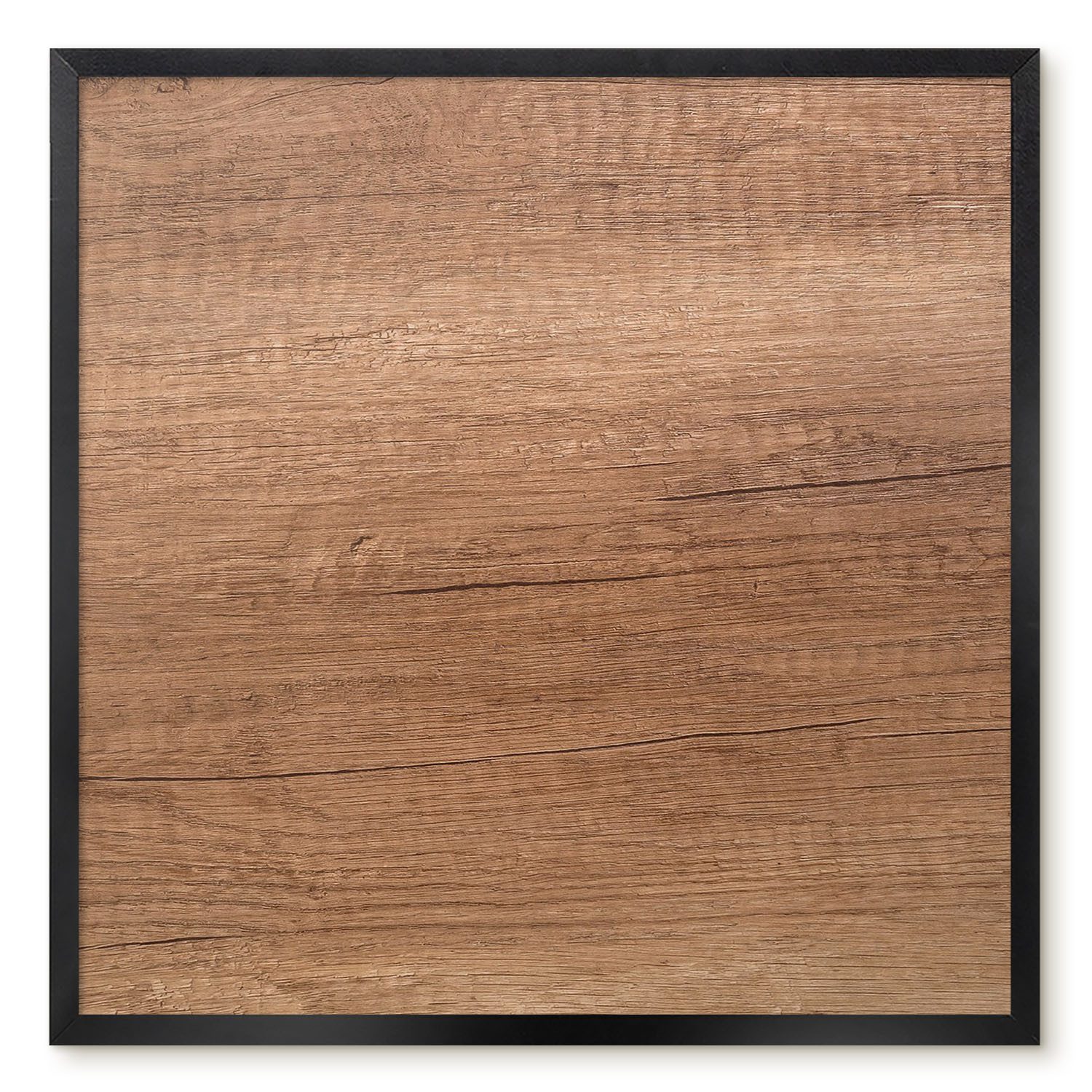 Tulup Magnettafel Magnettafel mit Rahmen für Küche Wohnzimmer und Büro, Holzstruktur, Braun
