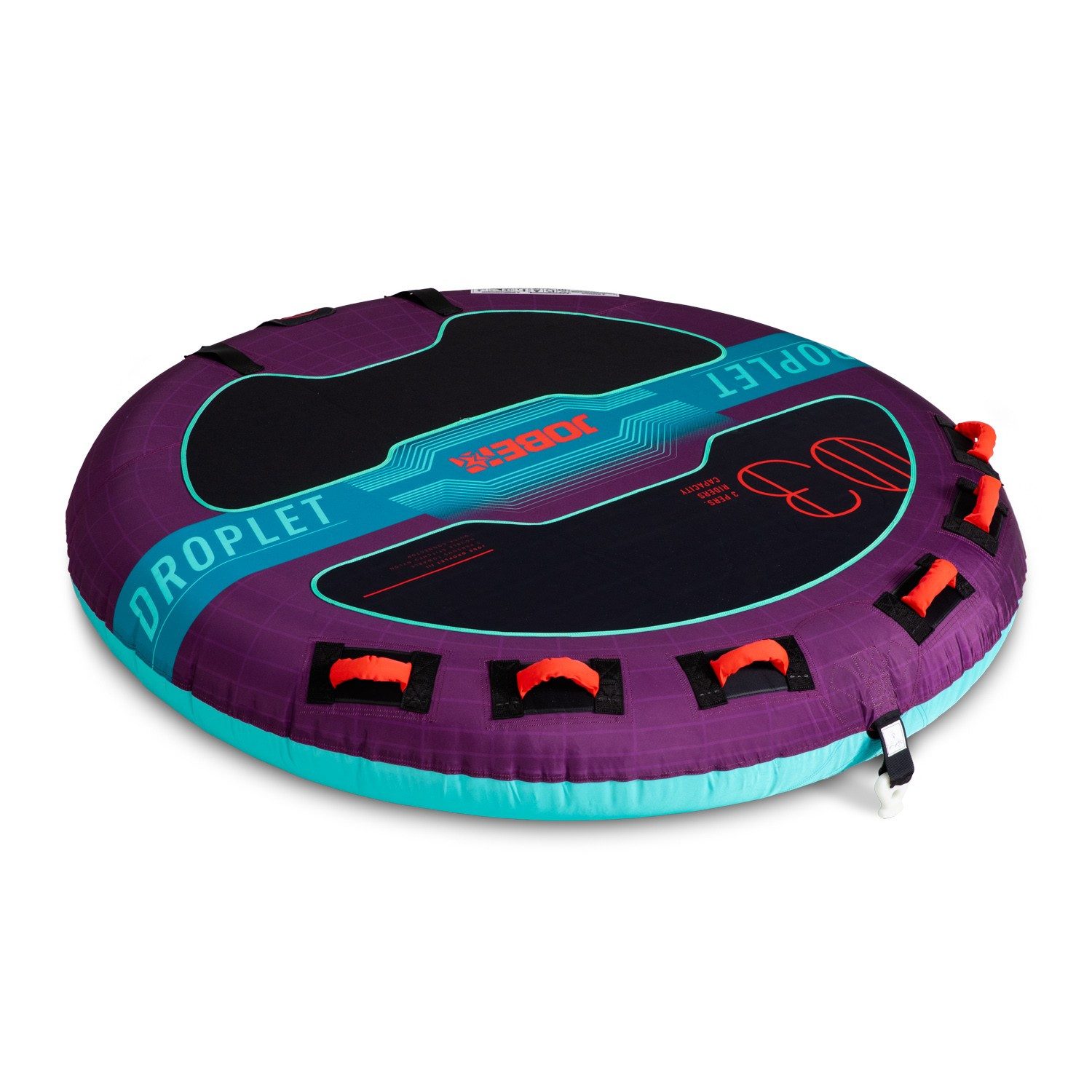 Jobe Wellenreiter Jobe DROPLET TOWABLE 3 Persoen Tube Decktube Schleppring Funtube Boot