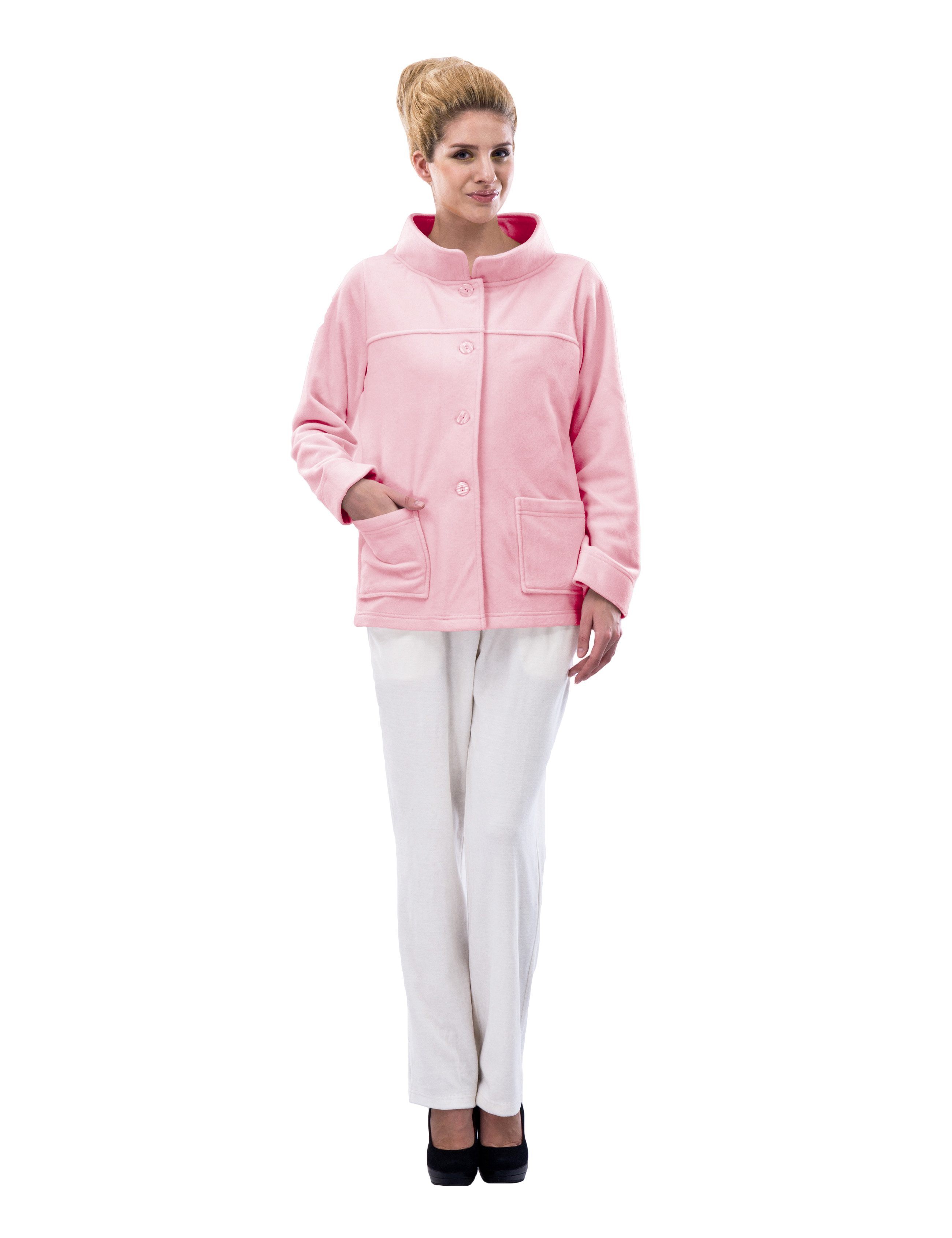 Hausanzug Damen Freizwitanzug Schlafanzug Loungeanzug Fleece Hausanzug