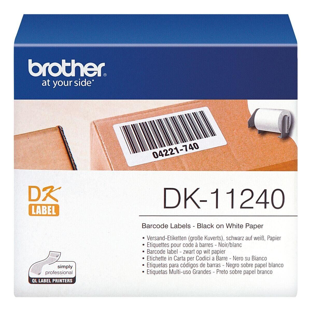 Brother Thermorolle DK11240, 600 Versand-Etiketten B/L 102/51 mm