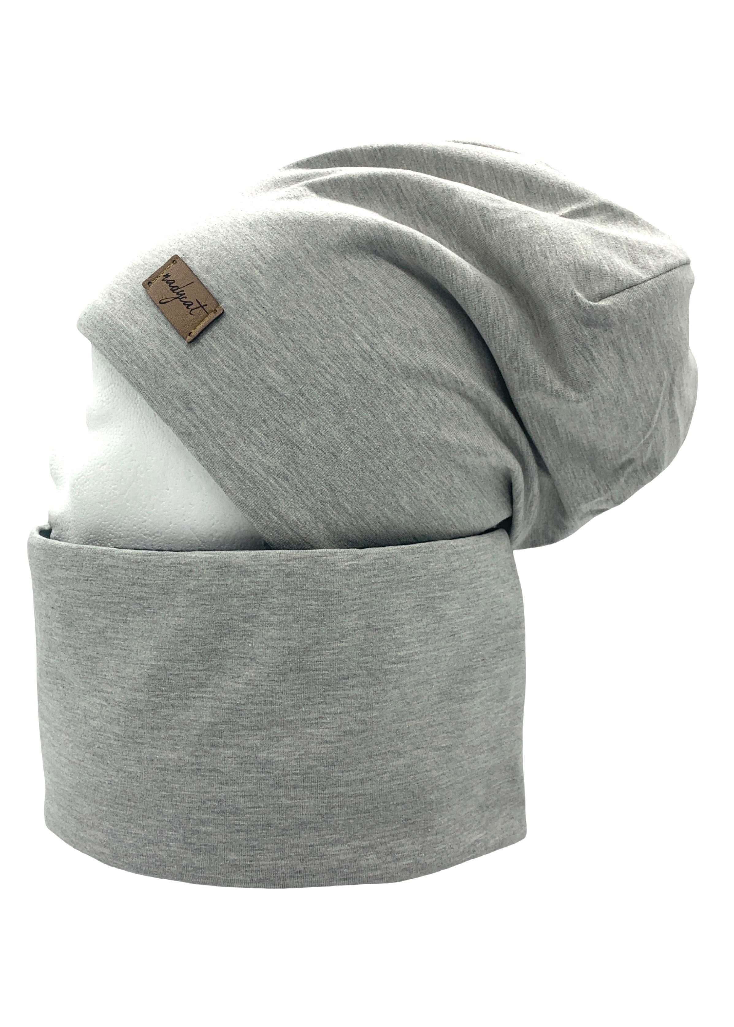 Beanie HELLGRAU meliert UNI