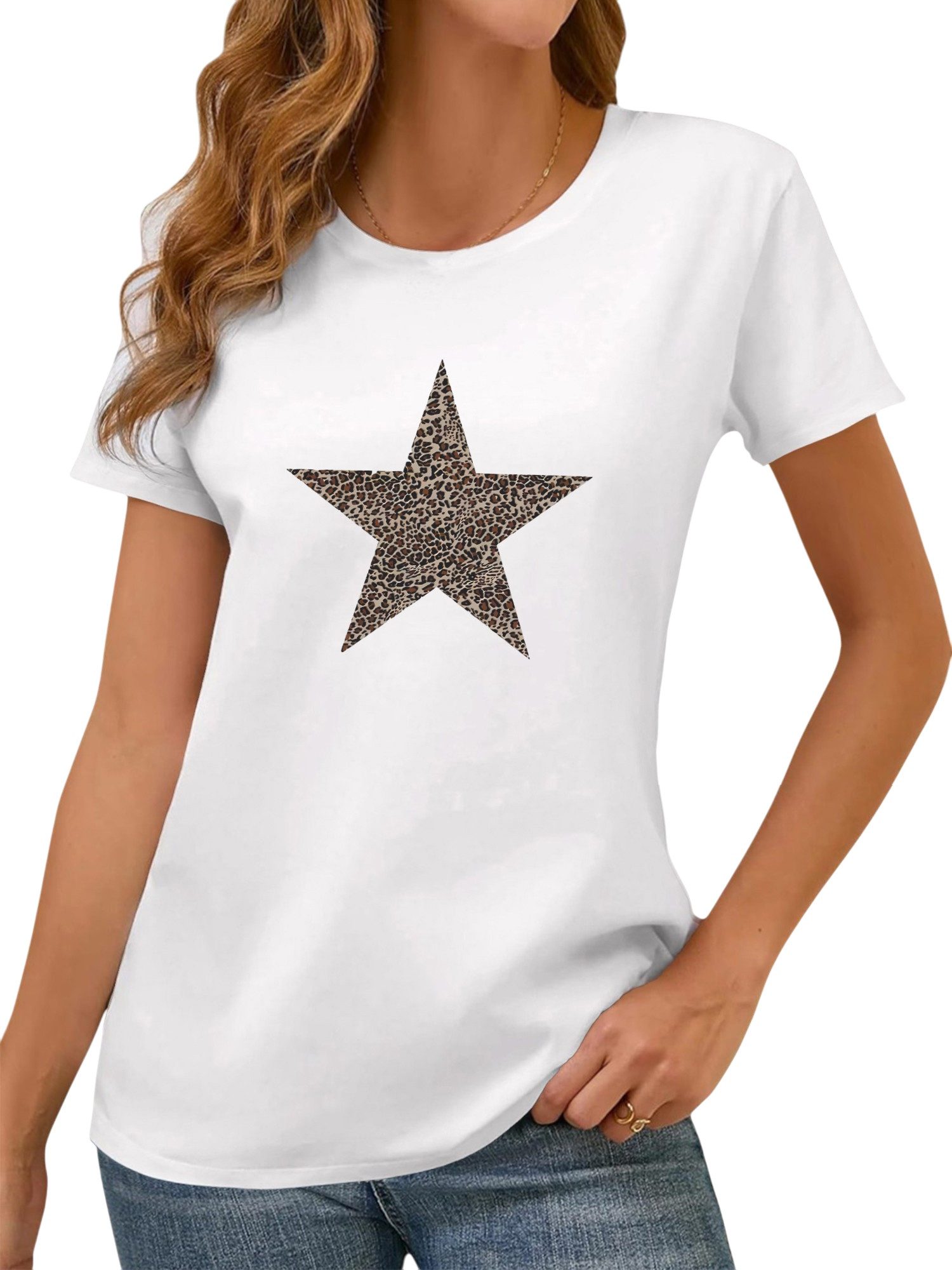 PYL T-Shirt Damen bequemes Sommer Basic-Shirts günstig online kaufen