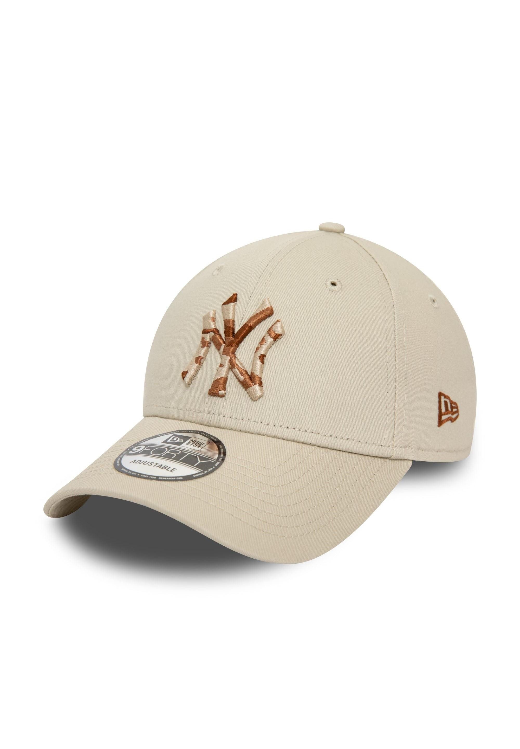 New Era Baseball Cap New York Yankees MLB Seasonal Infill Beige Camouflage 9Forty Verstellb (1-St)