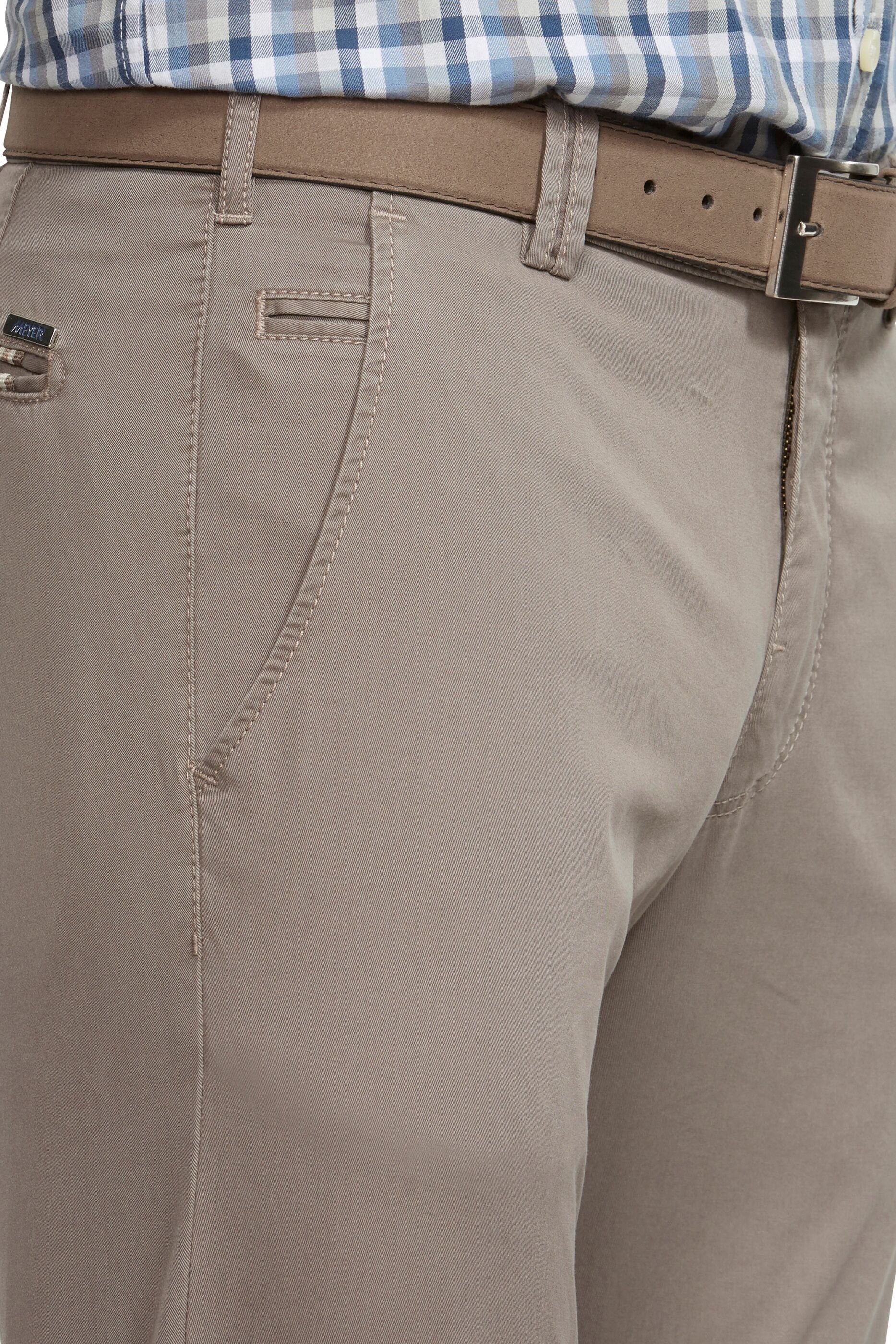 mit Grau Chinohose Stretch-Dehnbund BONN (Taupe 35) MEYER