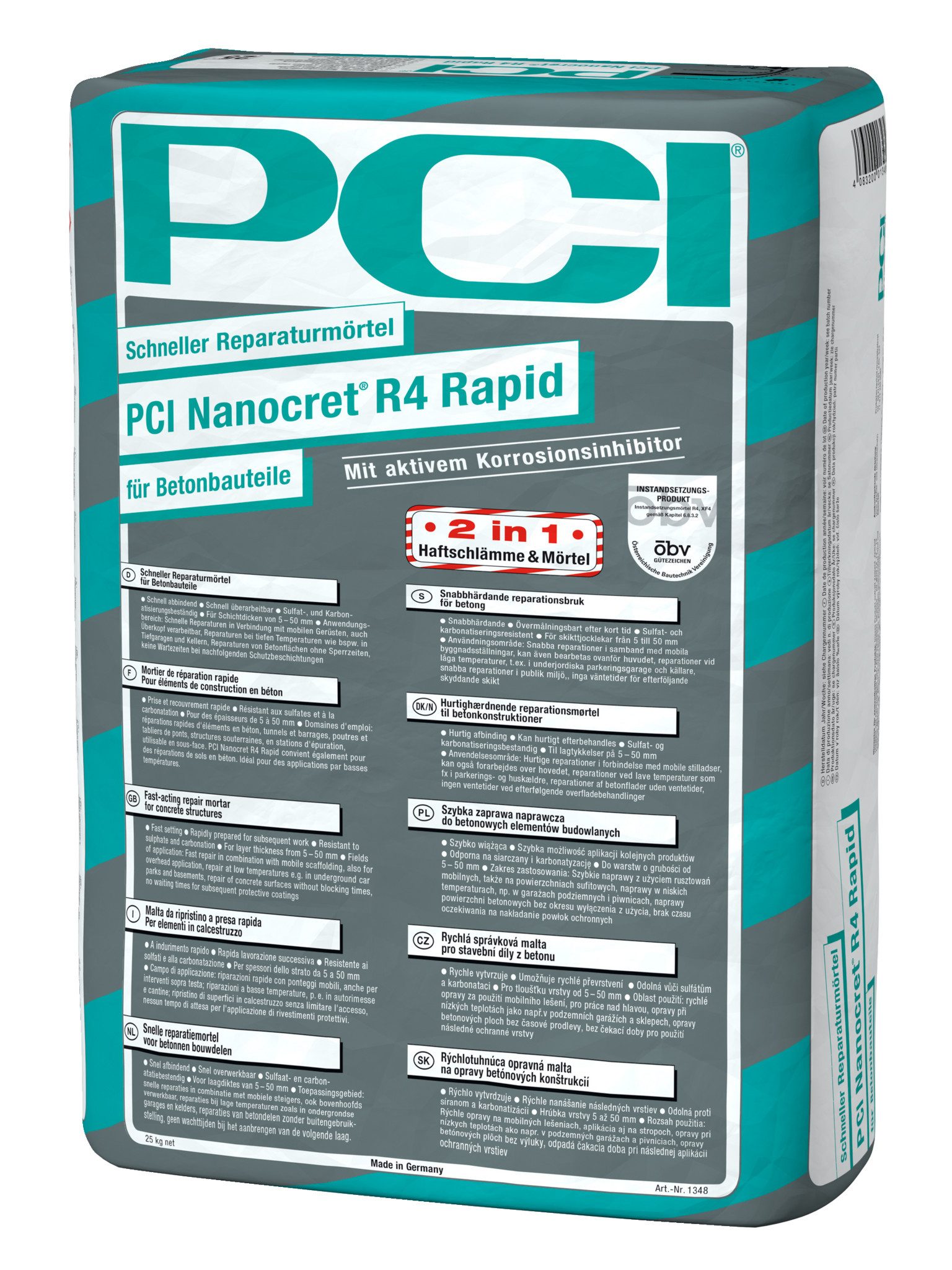 PCI Zement PCI Nanocret® R4 Rapid grau 25 kg 25