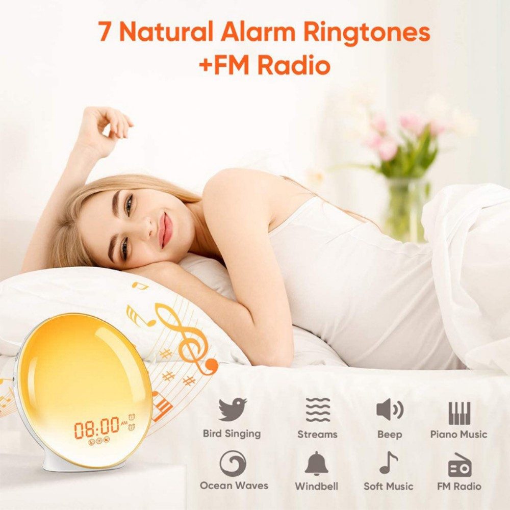 POPOLIC Tageslichtwecker Lichtwecker Wake up Light günstig online kaufen