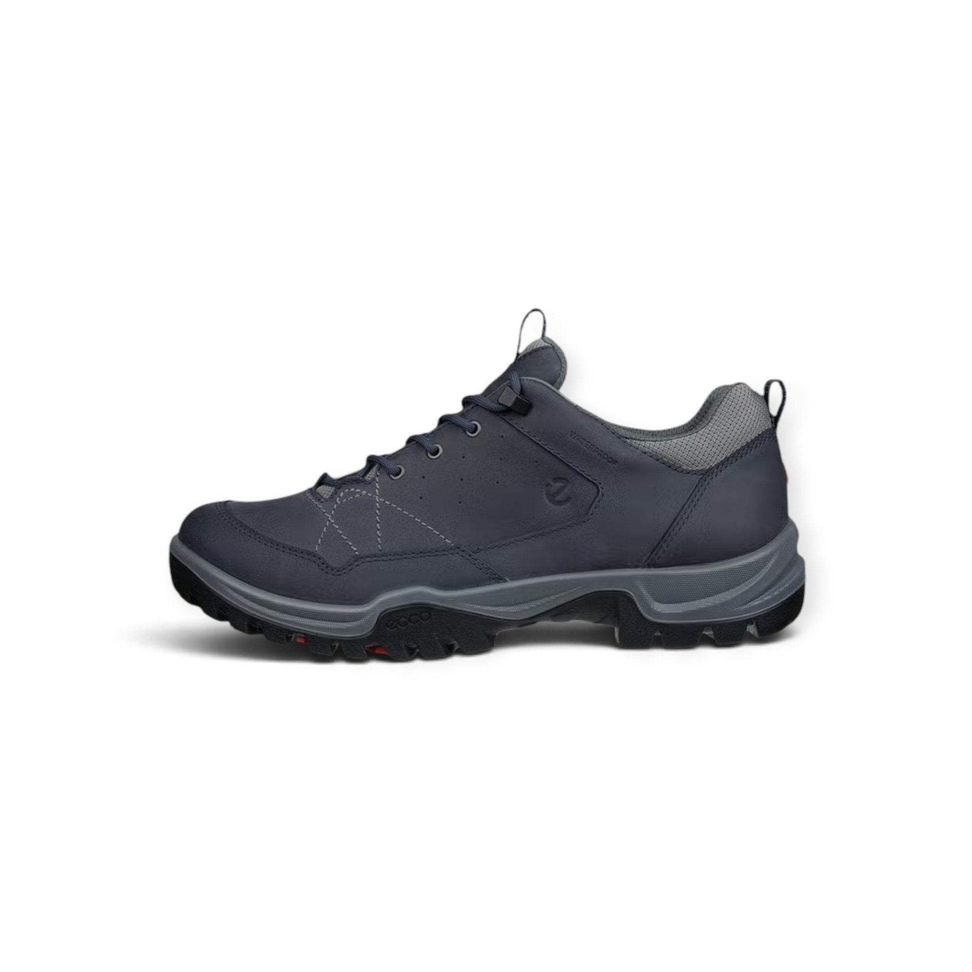 Ecco Wanderschuhe Receptor Trekk (Nubukleder, wasserdicht) navyblau Herren Sneaker