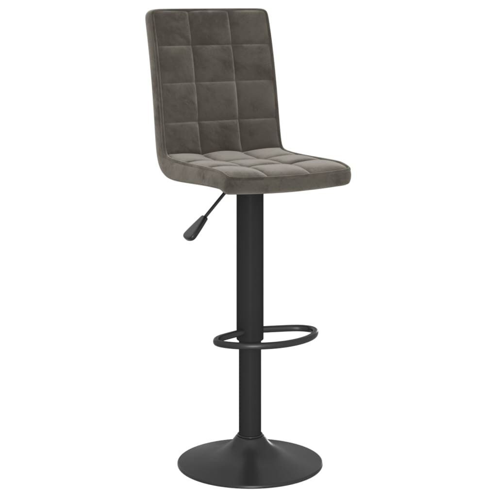 vidaXL Barhocker Barhocker Dunkelgrau Samt (1 günstig online kaufen