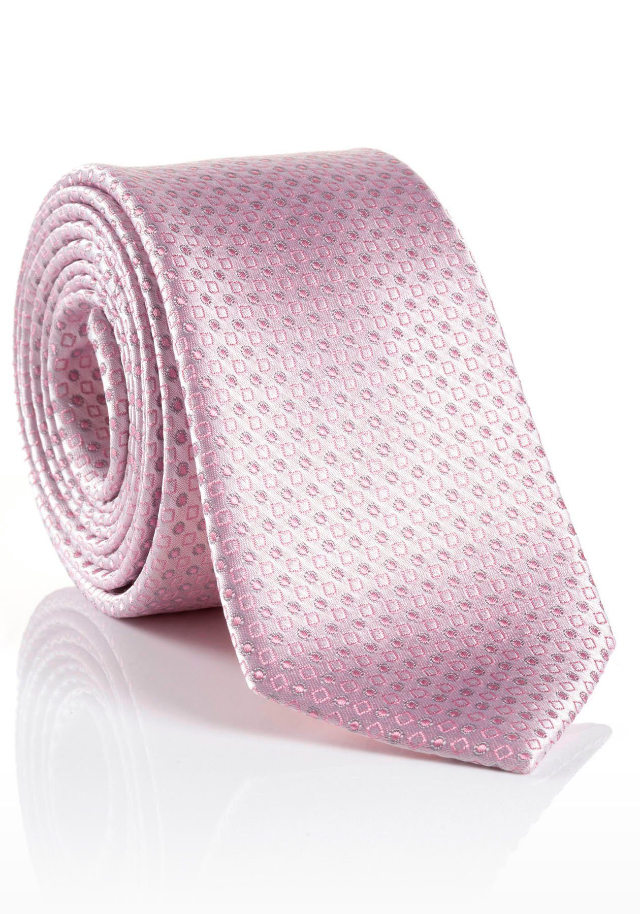 LEANO MONTI Krawatte Seide, reiner Krawatte aus Minimal-Design,Pastellfarben