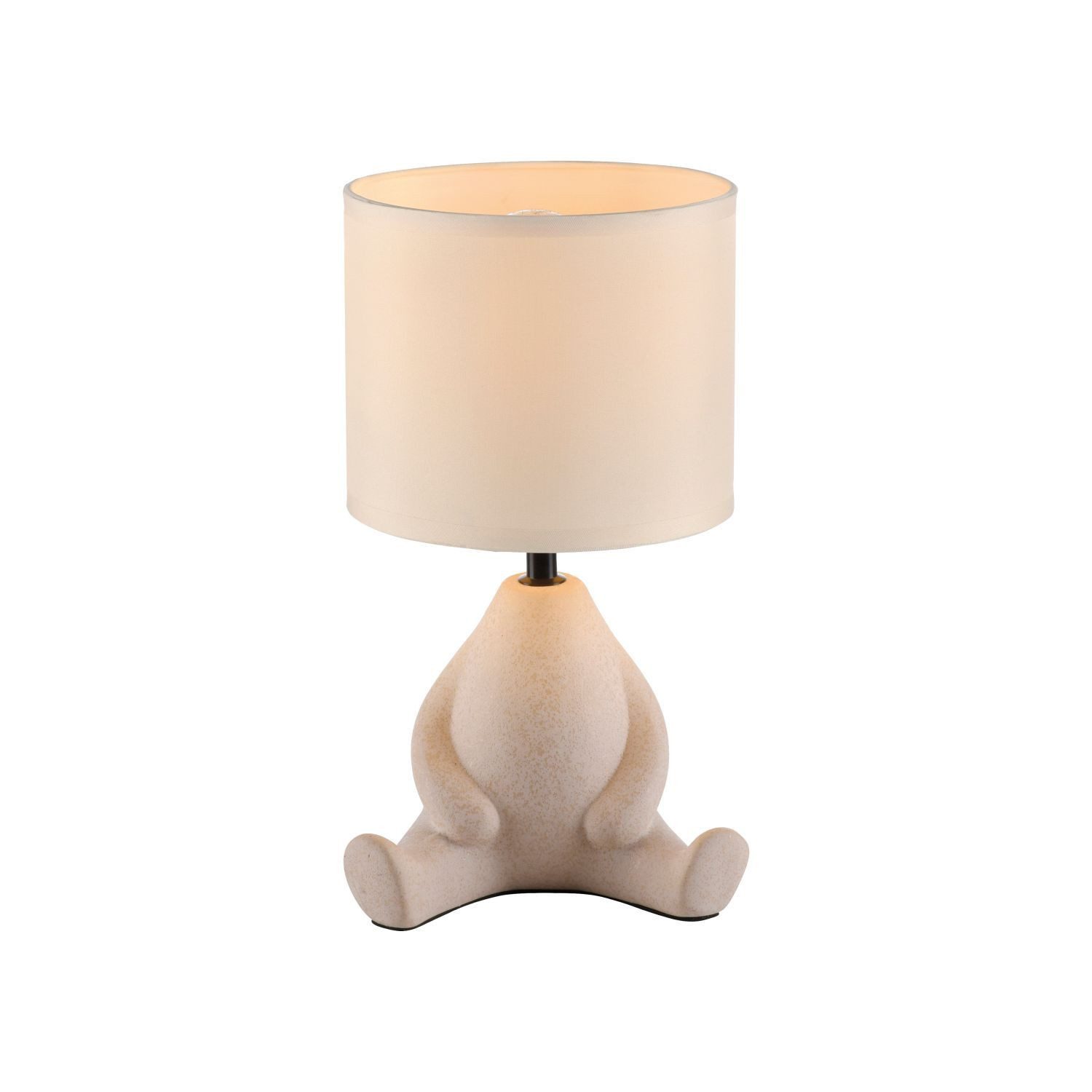 Licht-Erlebnisse Nachttischlampe FERLIN, ohne Leuchtmittel, Stoff günstig online kaufen
