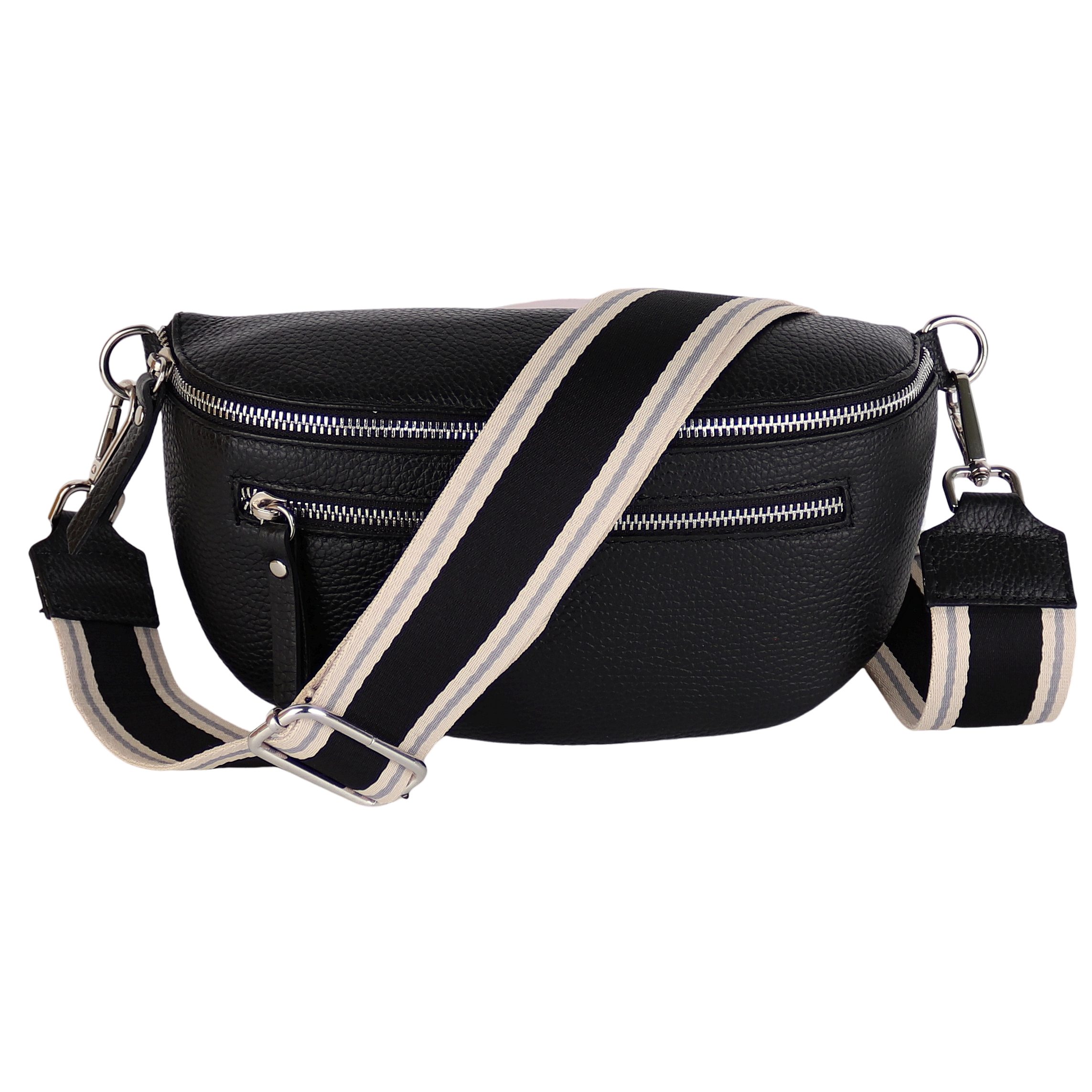 MIRROSI Bauchtasche Damen, Echtleder, Leder, Made günstig online kaufen