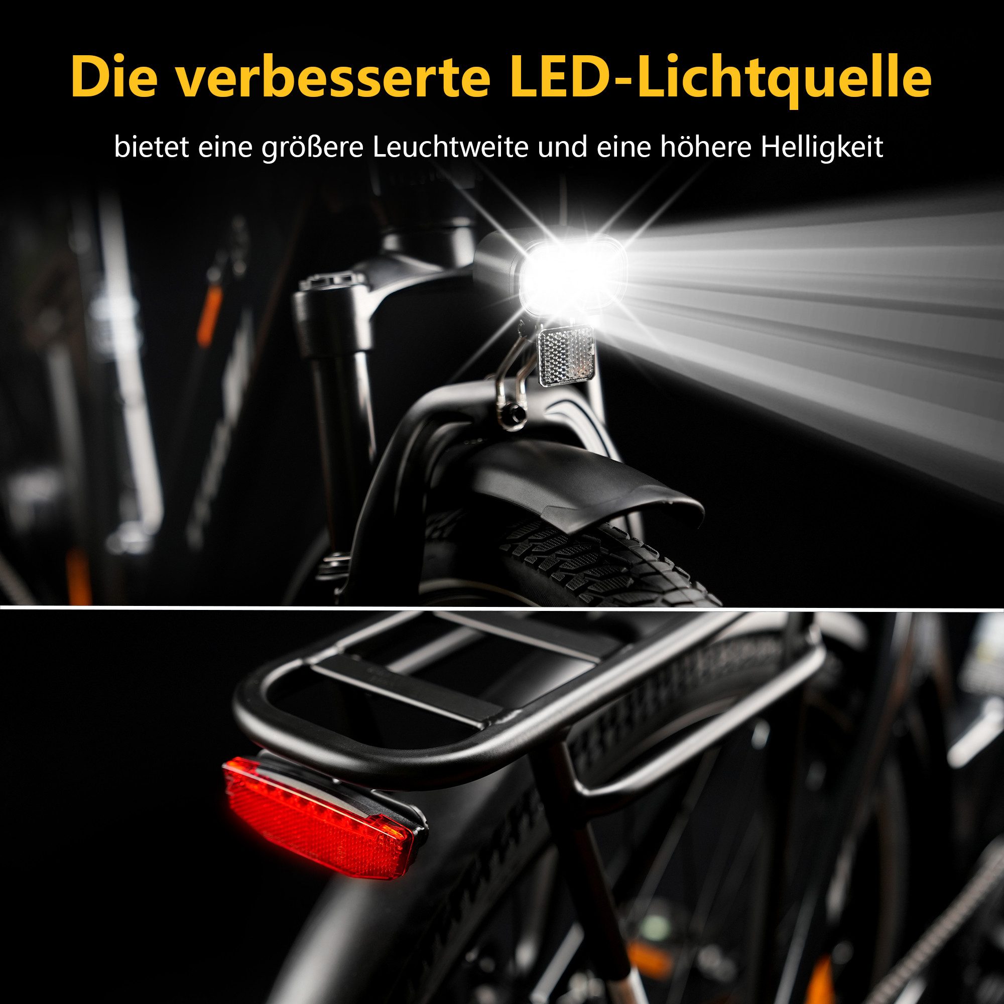 TTGO E-Bike Cityrad 28 x 2,0 Zoll, 120km, C3 SE, Elektrofahrrad mit Tiefeinsteiger-Rahmen, 7 Gang SHIMANO, Kettenschaltung, Heckmotor, 648 Wh, 5 Stufen, Leicht nur 25kg, Pedelec bis zu 120kg, Aluminiumrahmen