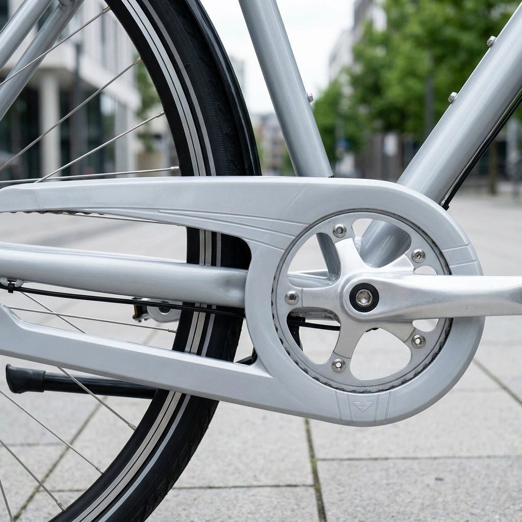 Hebie Kettenschutz Hebie Kettenschutz 1-flügelig, silber, für 42 Zähne, 210 mm Lochabstan