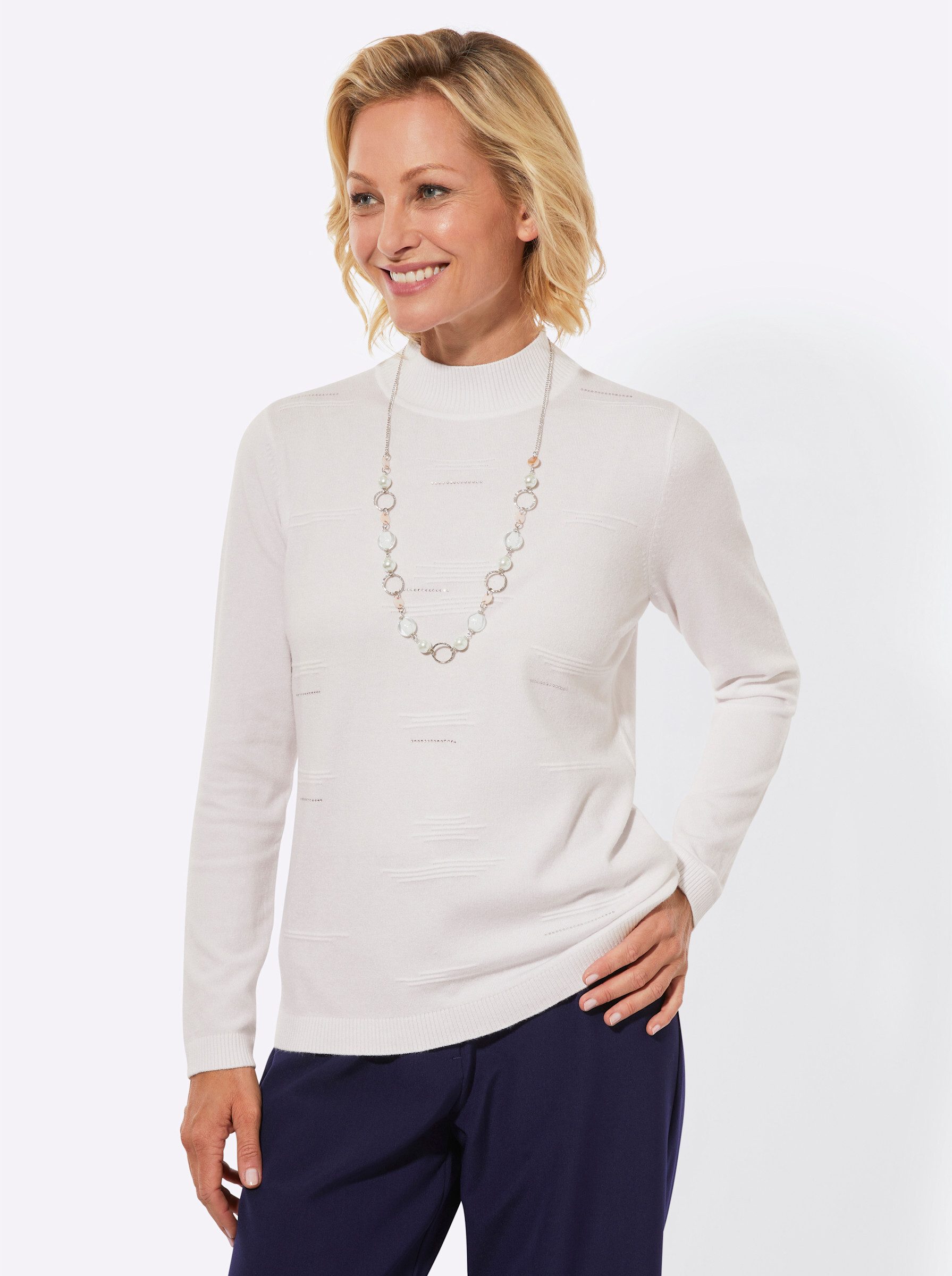 Witt Strickpullover Stehkragenpullover . günstig online kaufen