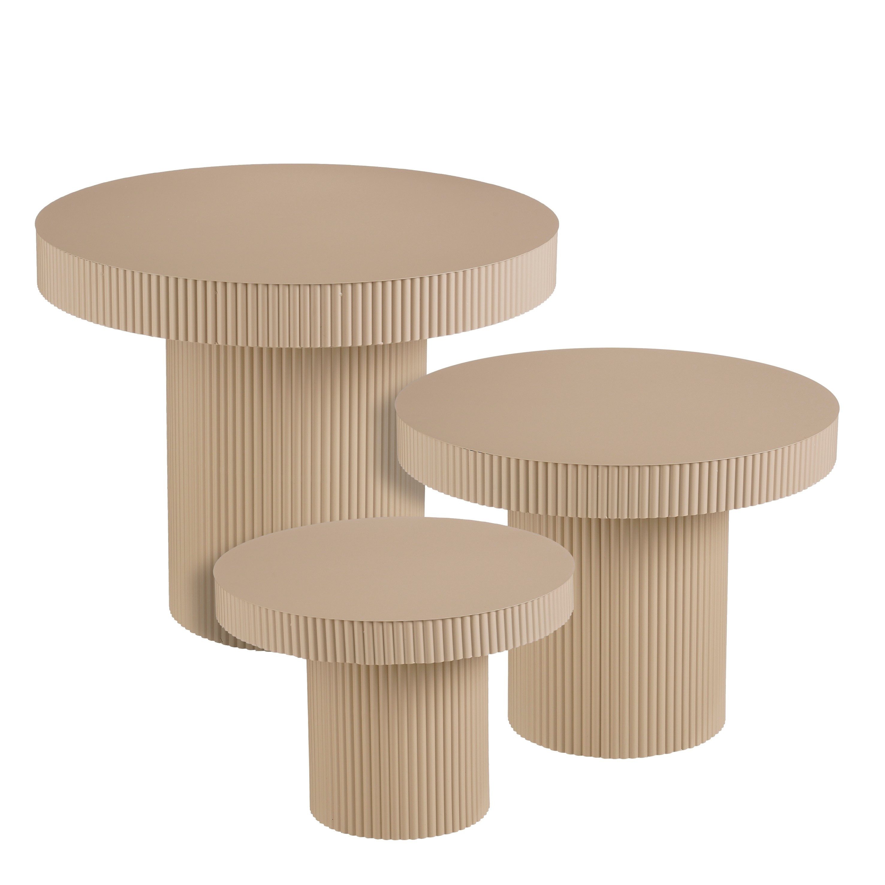 Mica Decorations Beistelltisch Mica Decorations Lux Beistelltisch – Set aus 3