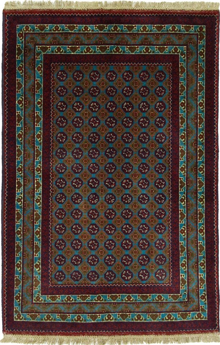 Orientteppich Afghan Mauri 99x151 Handgeknüpfter Orientteppich, Nain Trading, rechteckig, Höhe: 6 mm