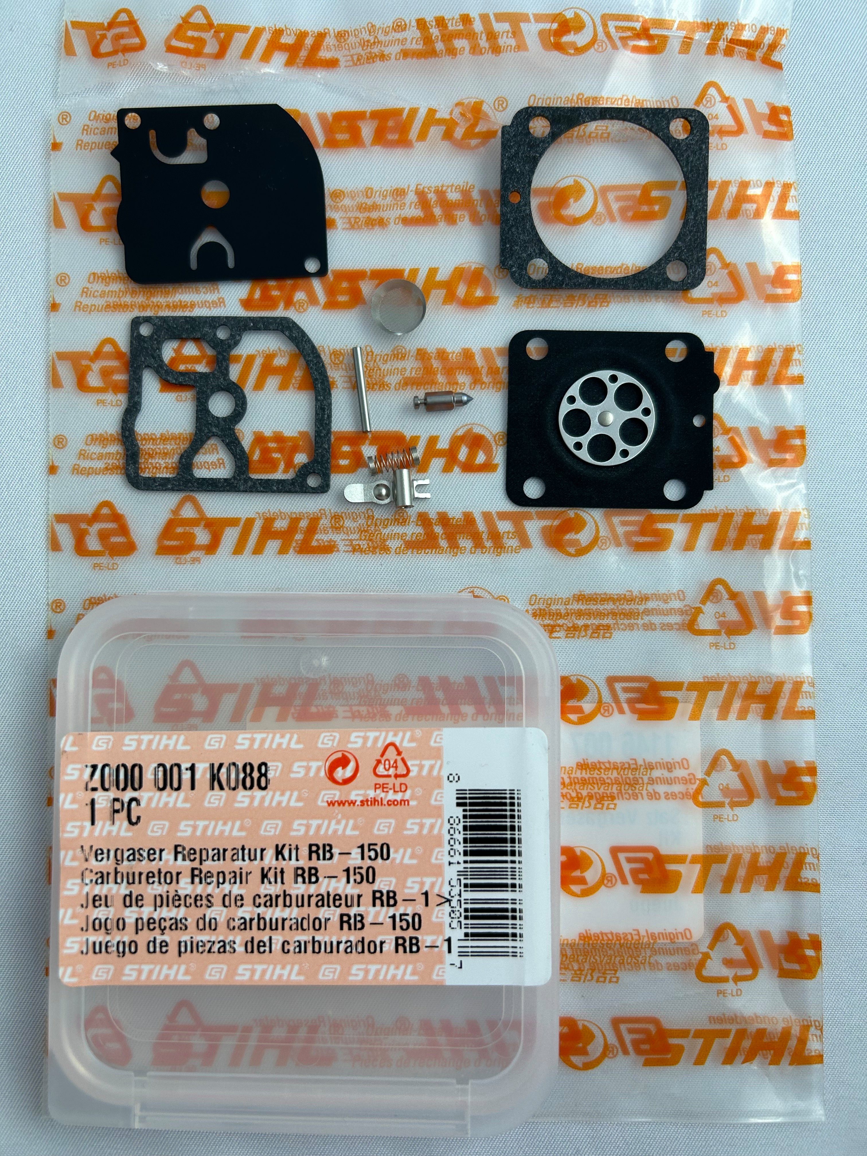 STIHL Ersatzfilter Vergaser Reparatursatz Membran RB-150, Z000001K088, Zubehör für STIHL Geräte wie beschrieben