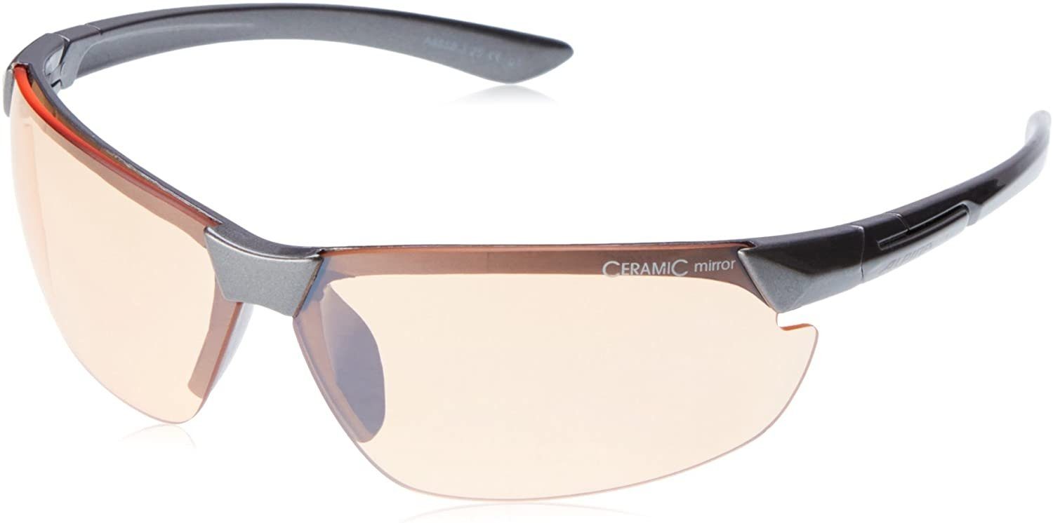 Alpina Sonnenbrille Alpina Sportbrille DRAFF anthracite orange