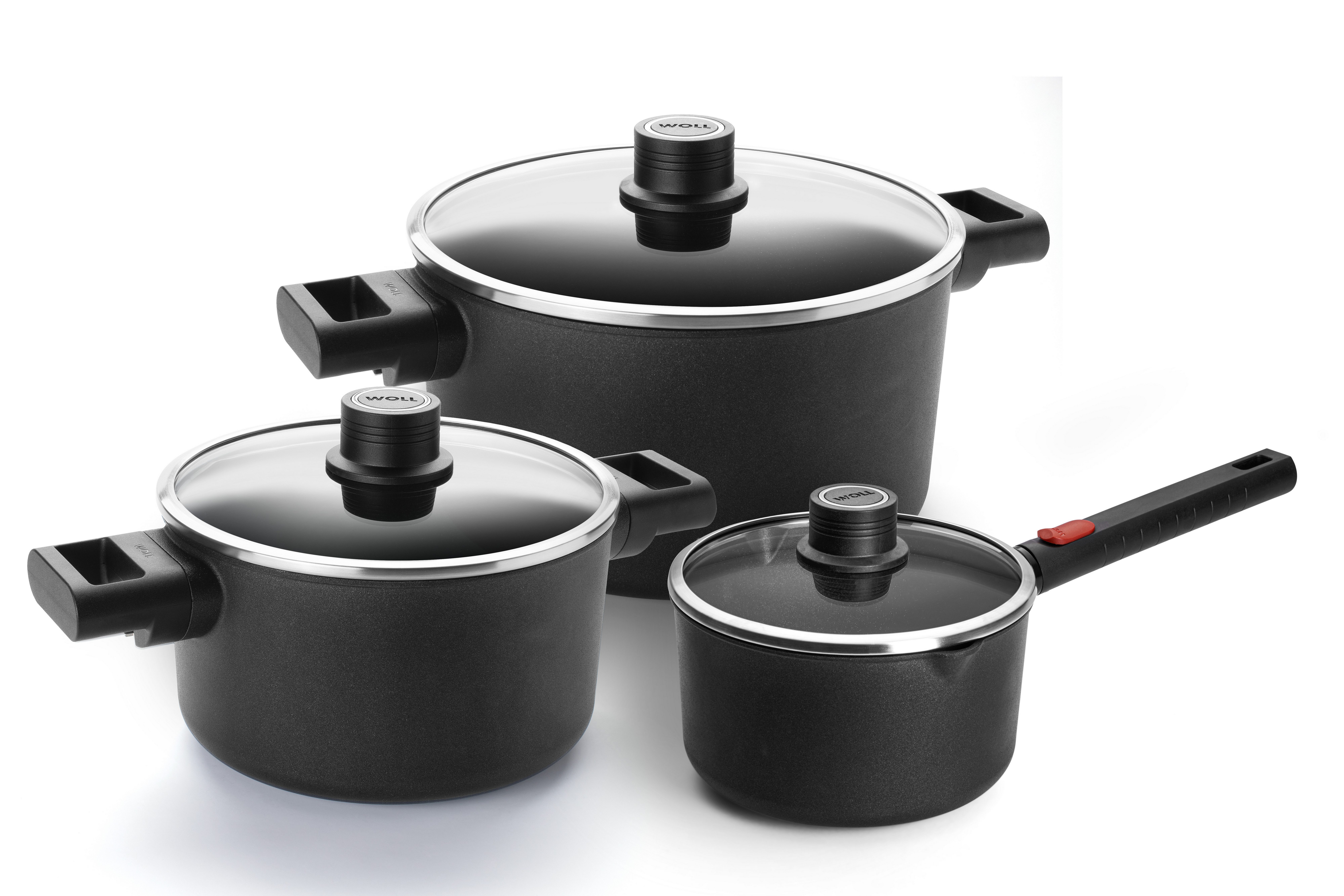 WOLL MADE IN GERMANY Topf-Set Logic, Aluminiumguss (Set, 6-tlg)