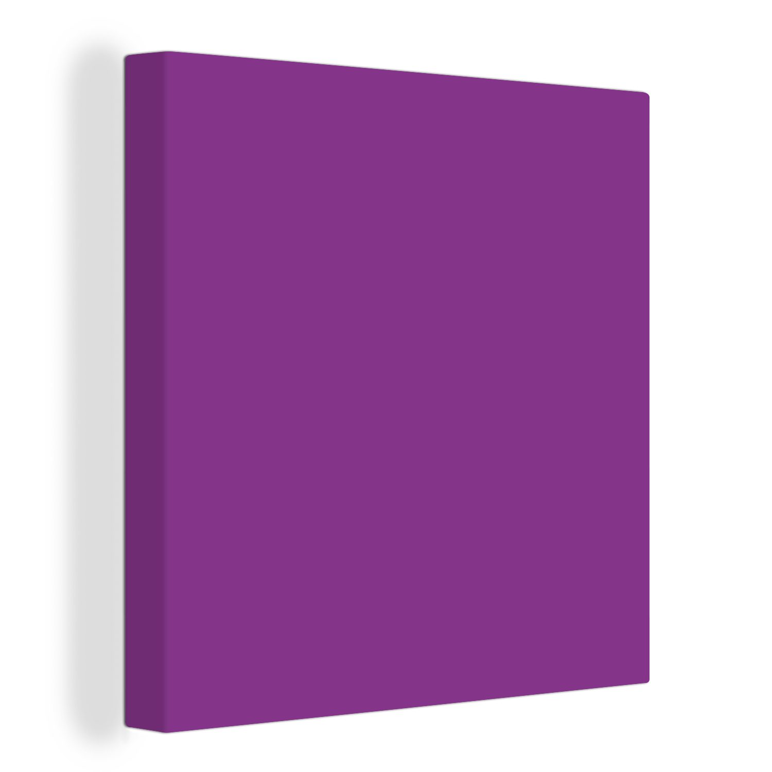 OneMillionCanvasses® Leinwandbild Lila - Farben - Design - Muster, (1 St), Leinwand Bilder für Wohnzimmer Schlafzimmer bunt