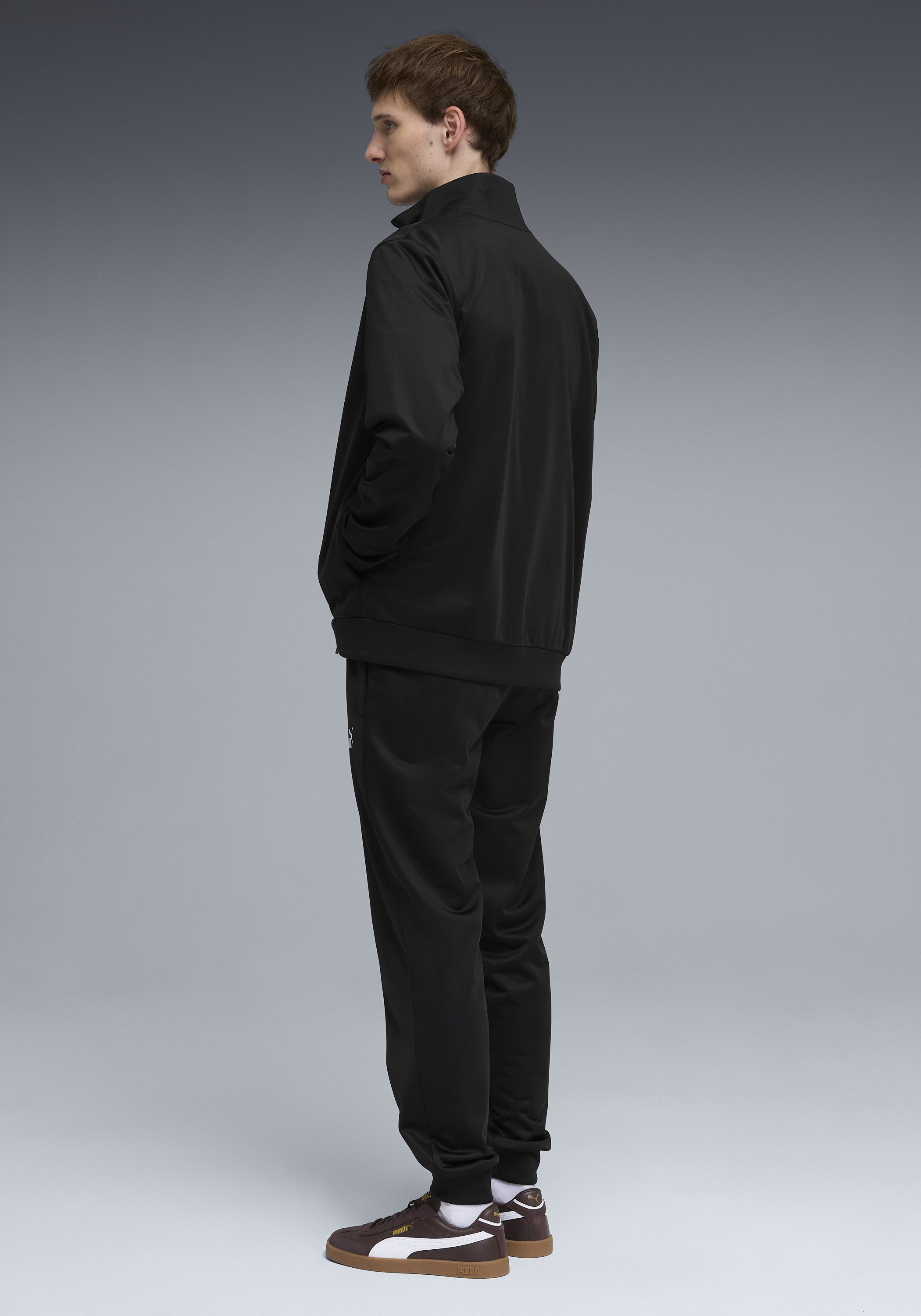 PUMA Trainingsanzug ESS NO.1 LOGO POLY KNITTED SUIT (2-tlg), für vielseitig günstig online kaufen