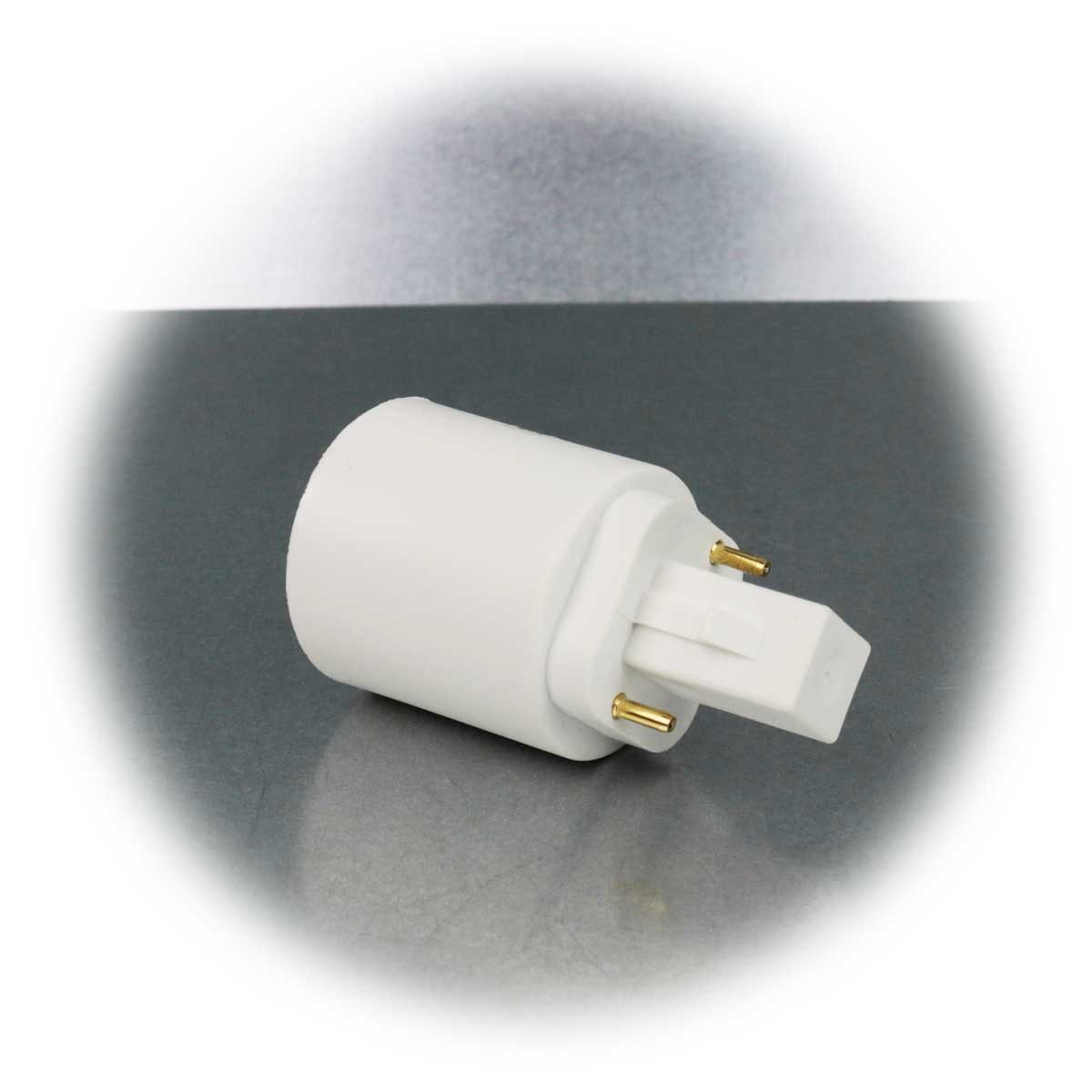 ChiliTec Lampenfassung Lampensockel Adapter E27 Birne in G24 Fassung