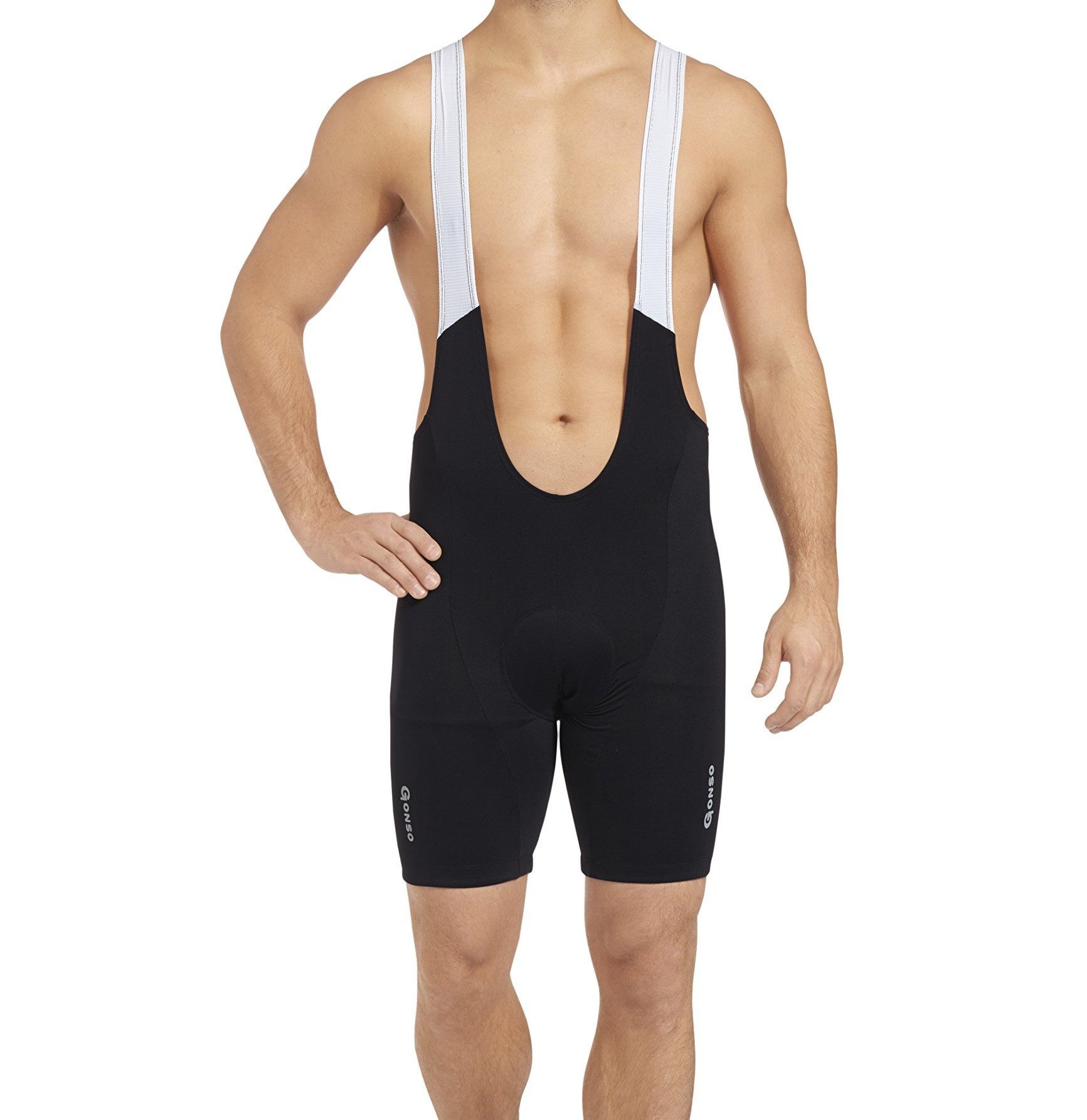 Gonso Fahrradhose Funktionale Herren Radträgerhose Pescara Hochwertiges tri-lastisches Sitzpolster