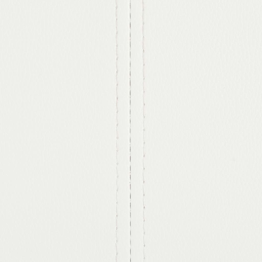 Weiß Esszimmerstuhl 2 (2 Weiß Freischwinger Weiß Stk. vidaXL | St) Kunstleder