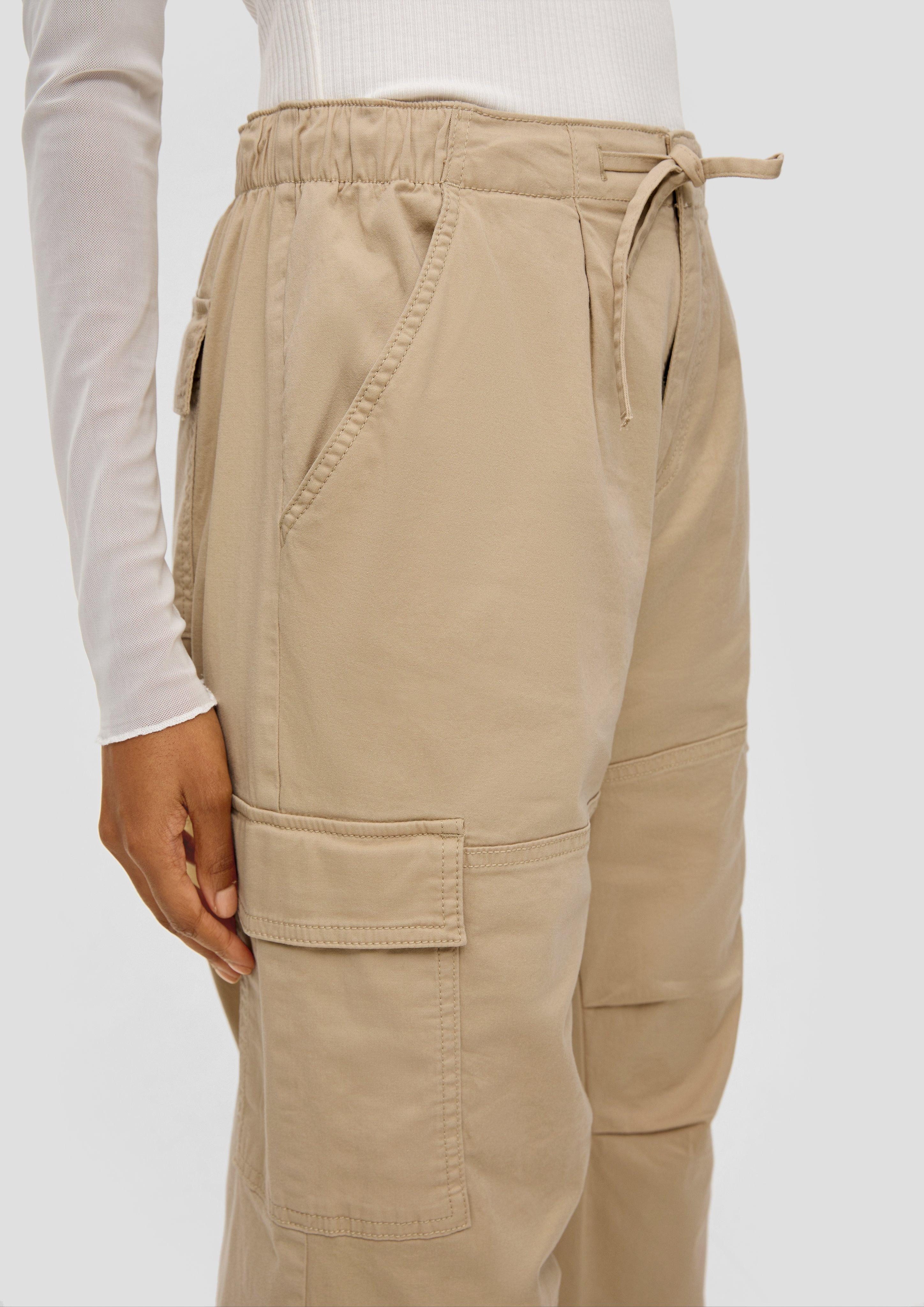 QS Stoffhose Regular: Parachute Pants mit günstig online kaufen