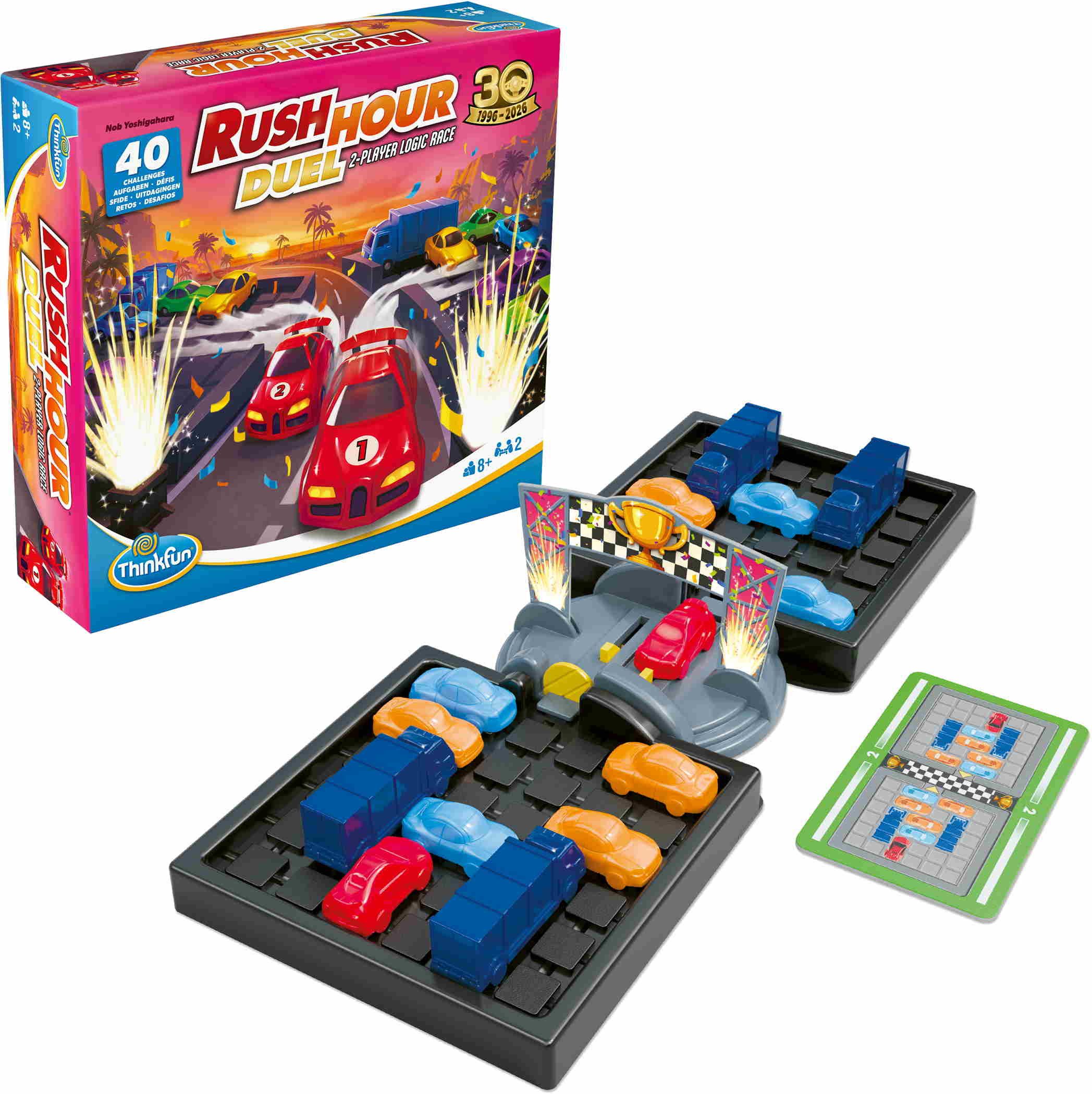 Thinkfun® Spiel Familienspiel Logikspiel Rush Hour Duel 76686